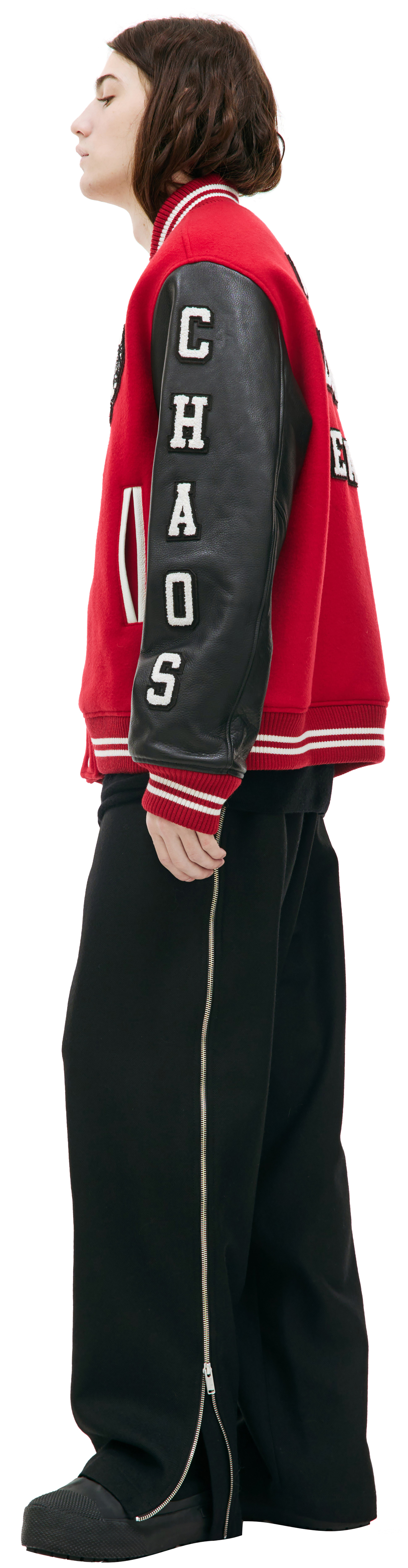 Undercover Combination bomber jacket with patches
