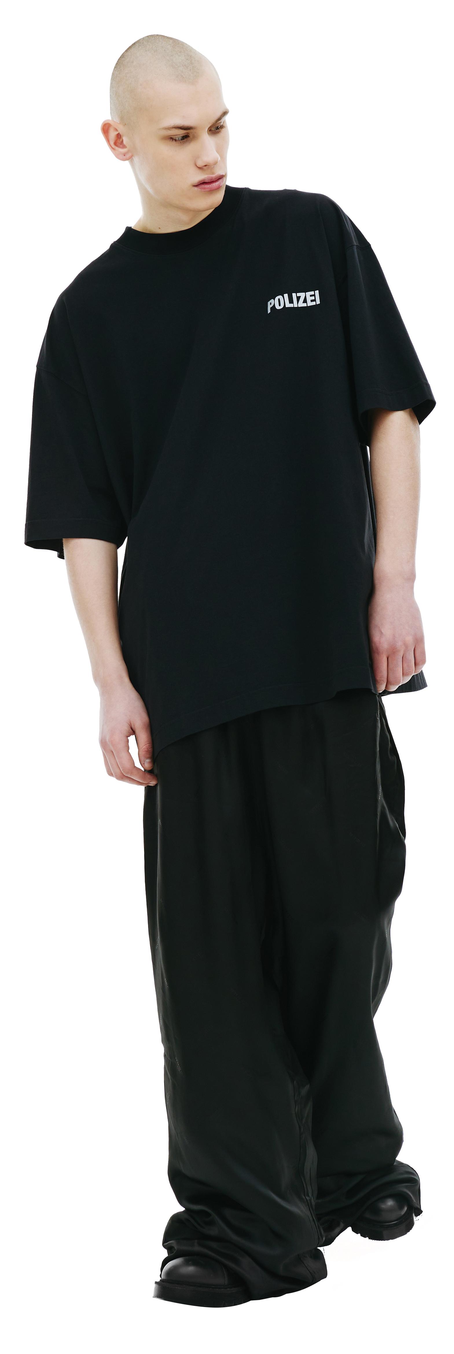 VETEMENTS Polizei printed t-shirt