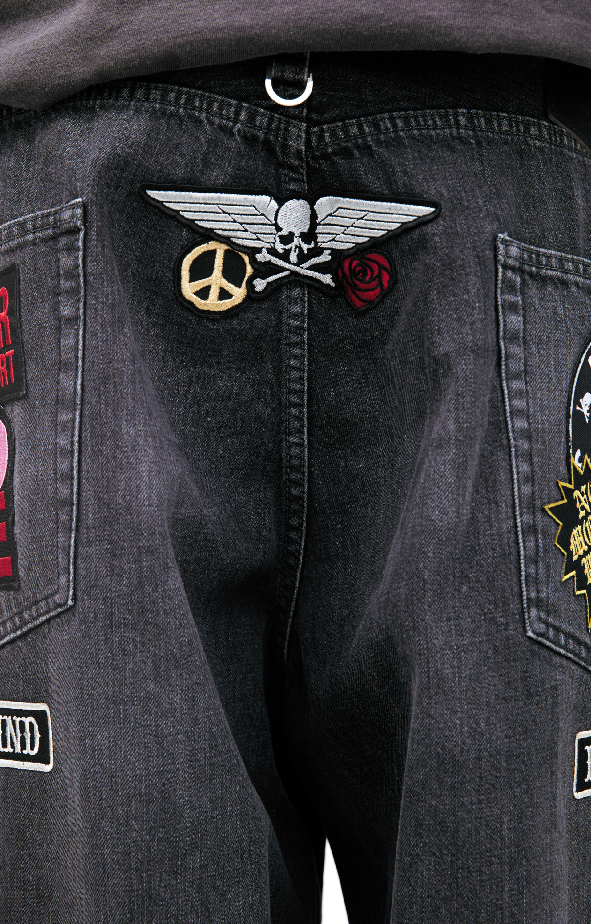 Mastermind WORLD Jeans with patches