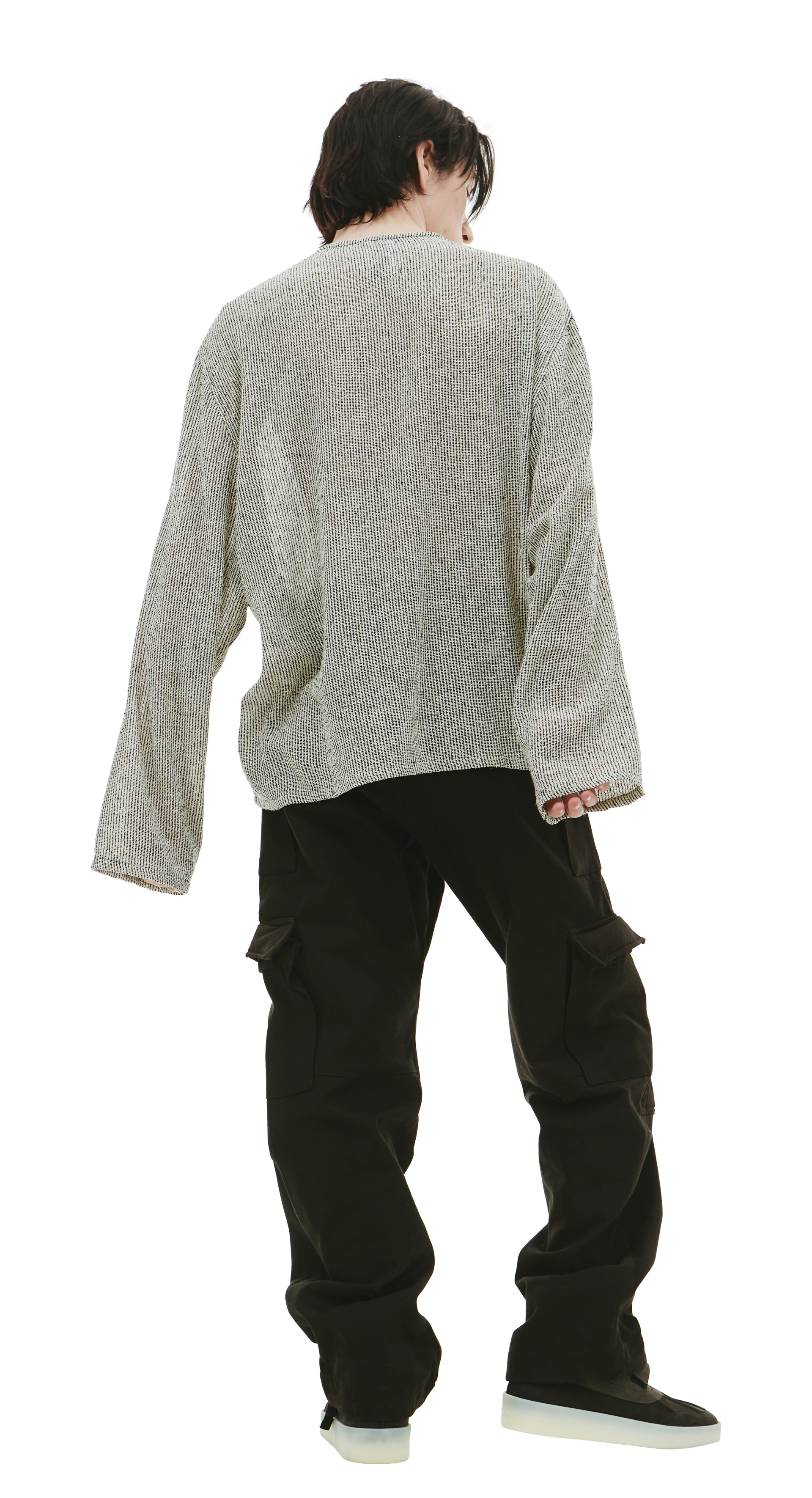 BTFL Grey longsleeve with 3 button