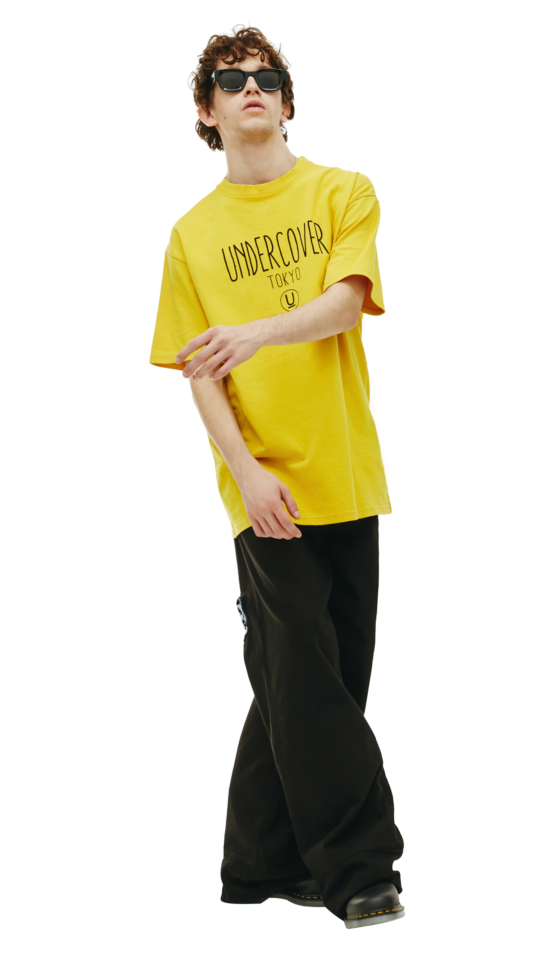 Undercover Yellow print t-shirt