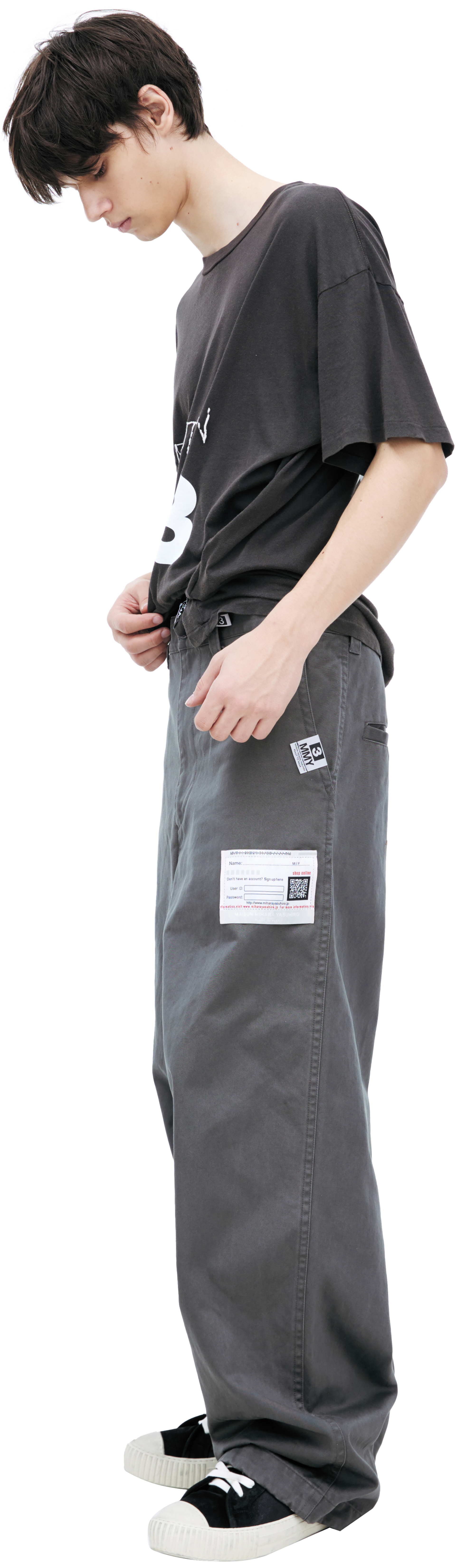 Maison Mihara Yasuhiro Layered Chino Trousers