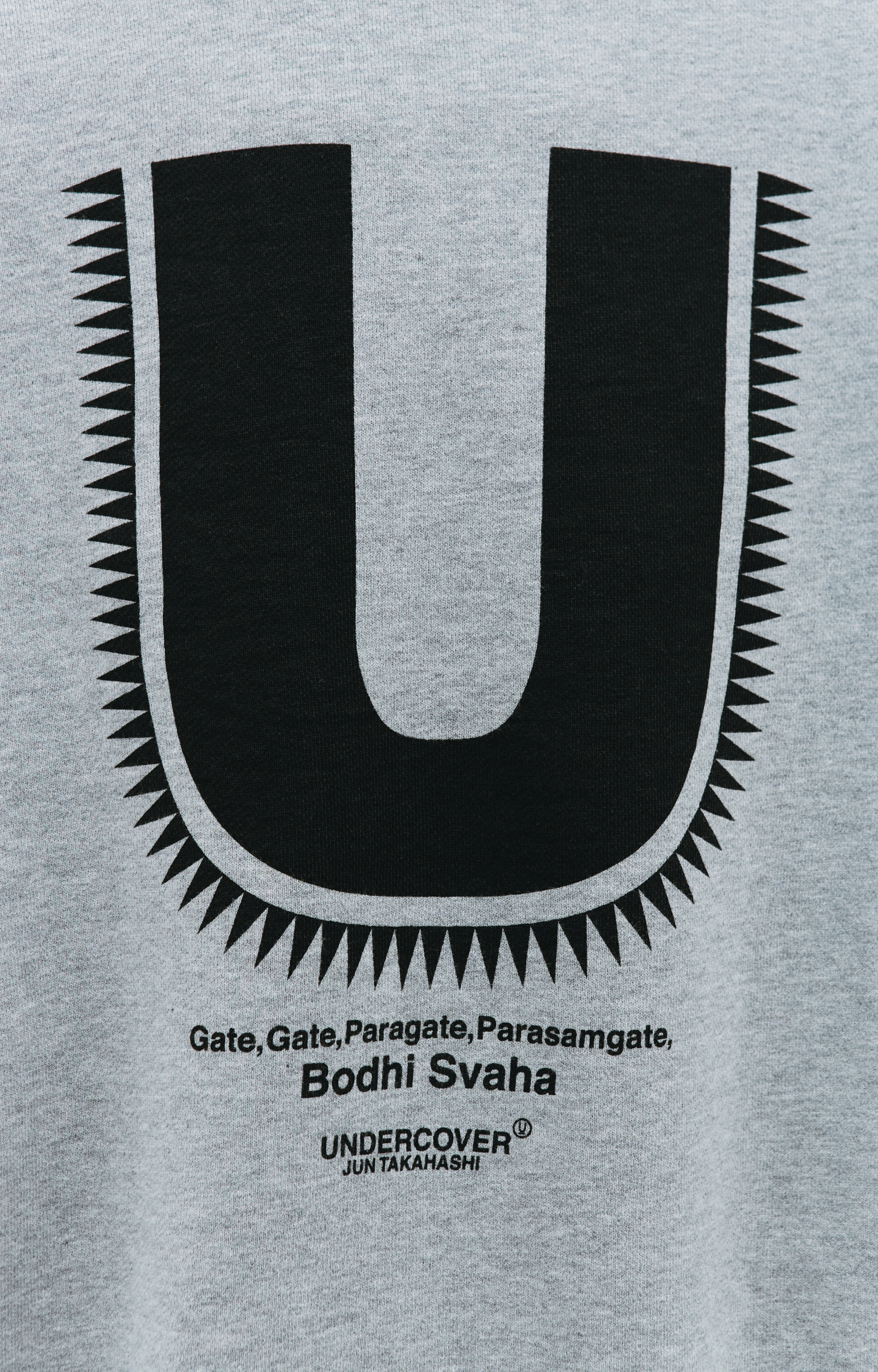 Undercover Grey \'U\' sweatshirt