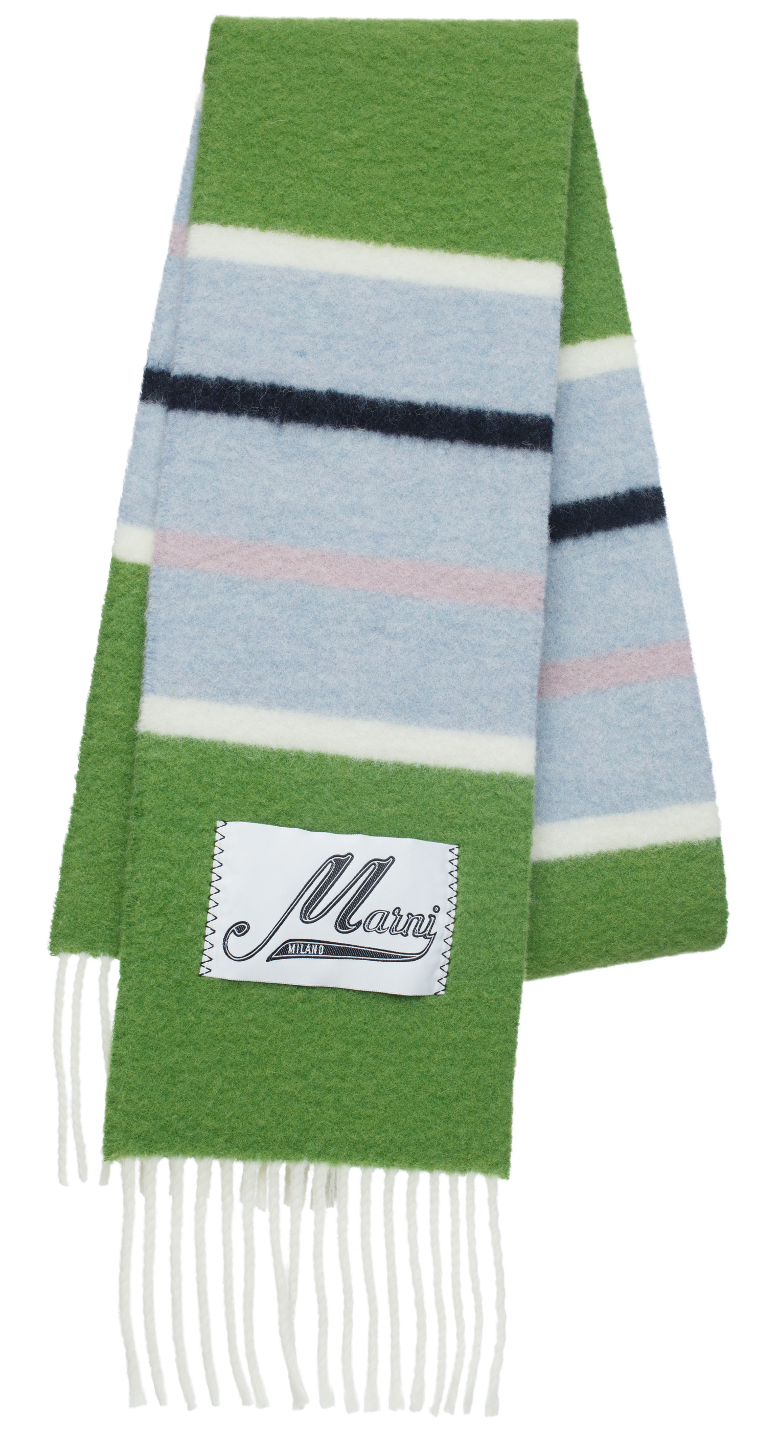 Marni Wool striped scarf