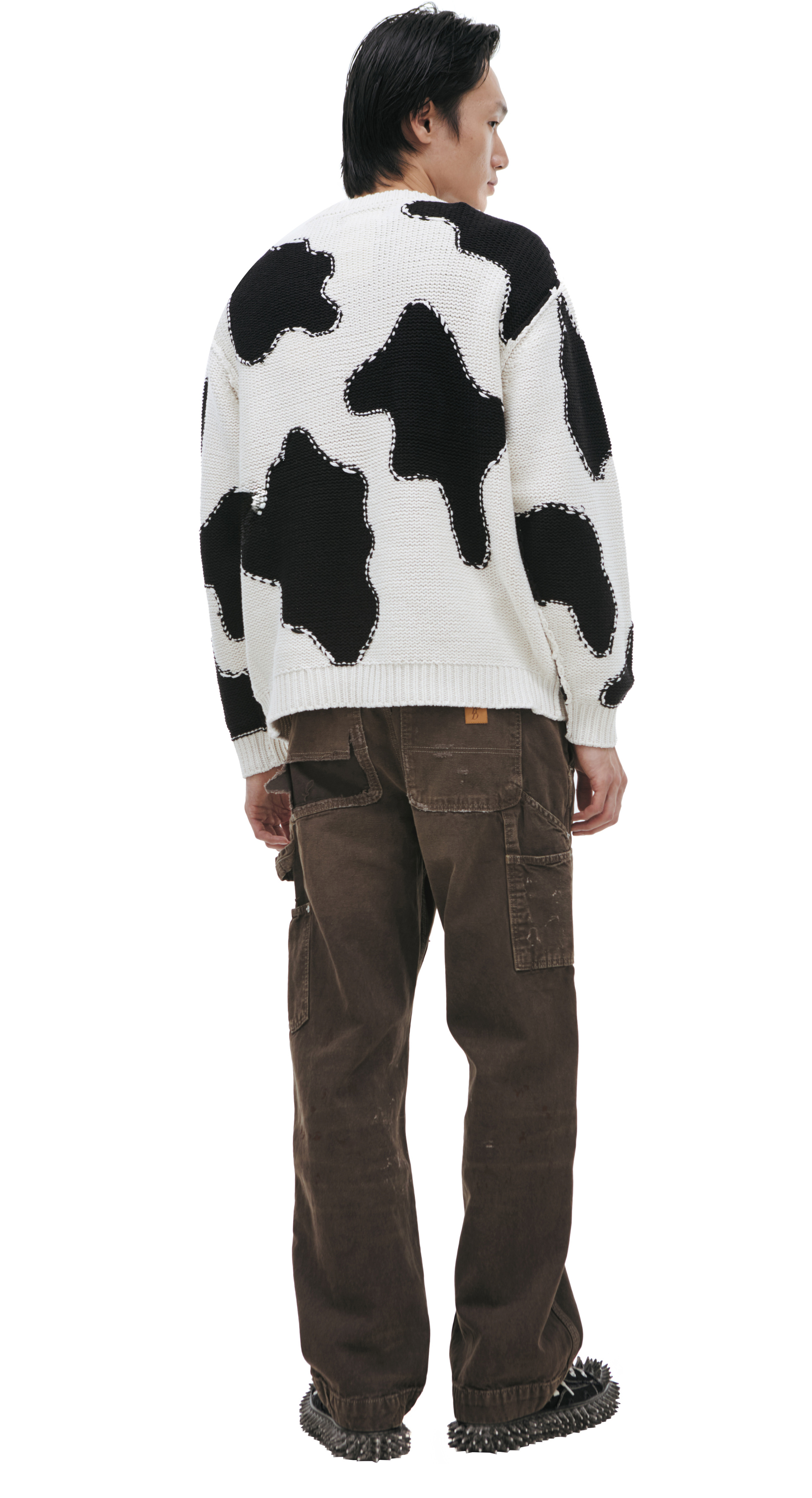 Doublet Knitted cotton sweater