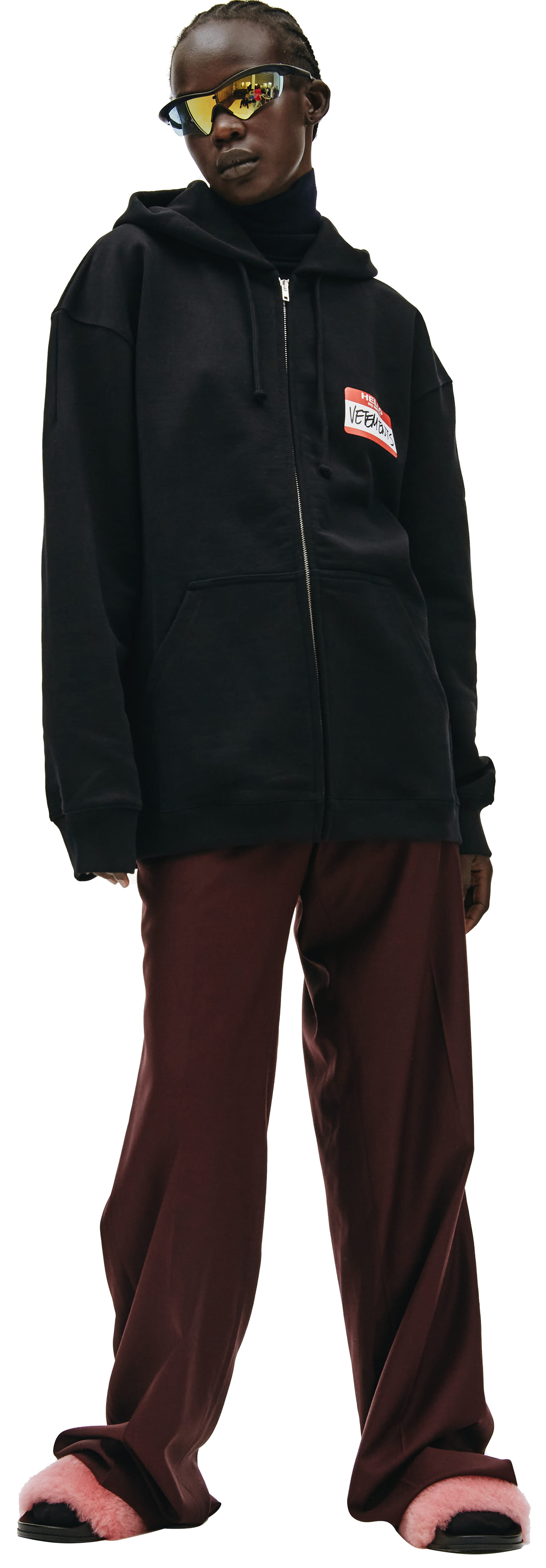 VETEMENTS Black Logo hoodie