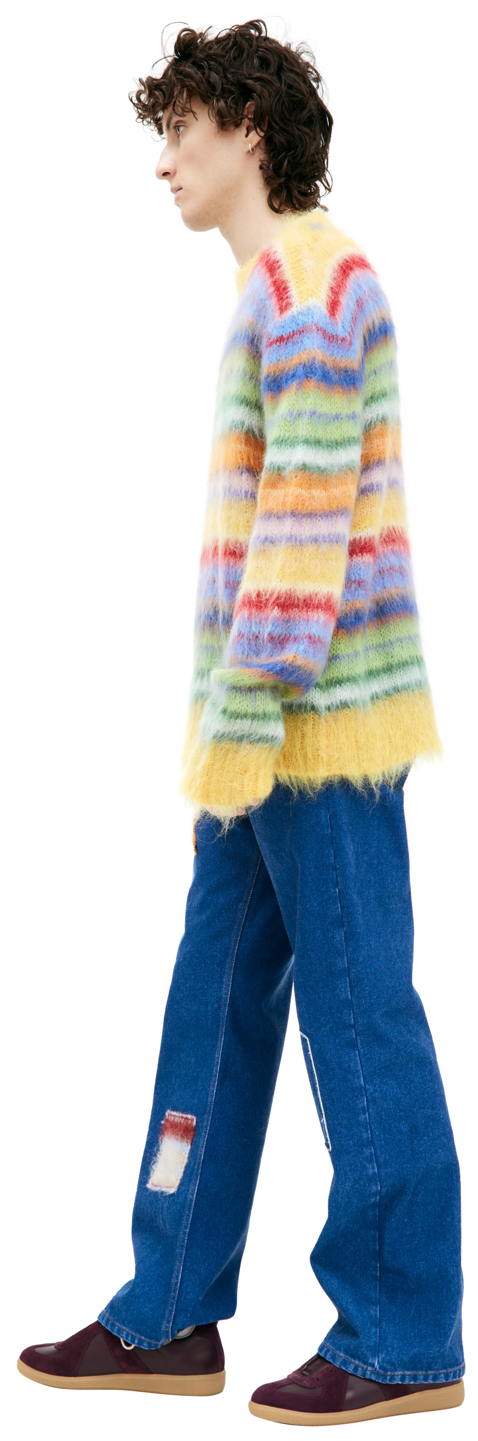 Marni Striped mohair sweater