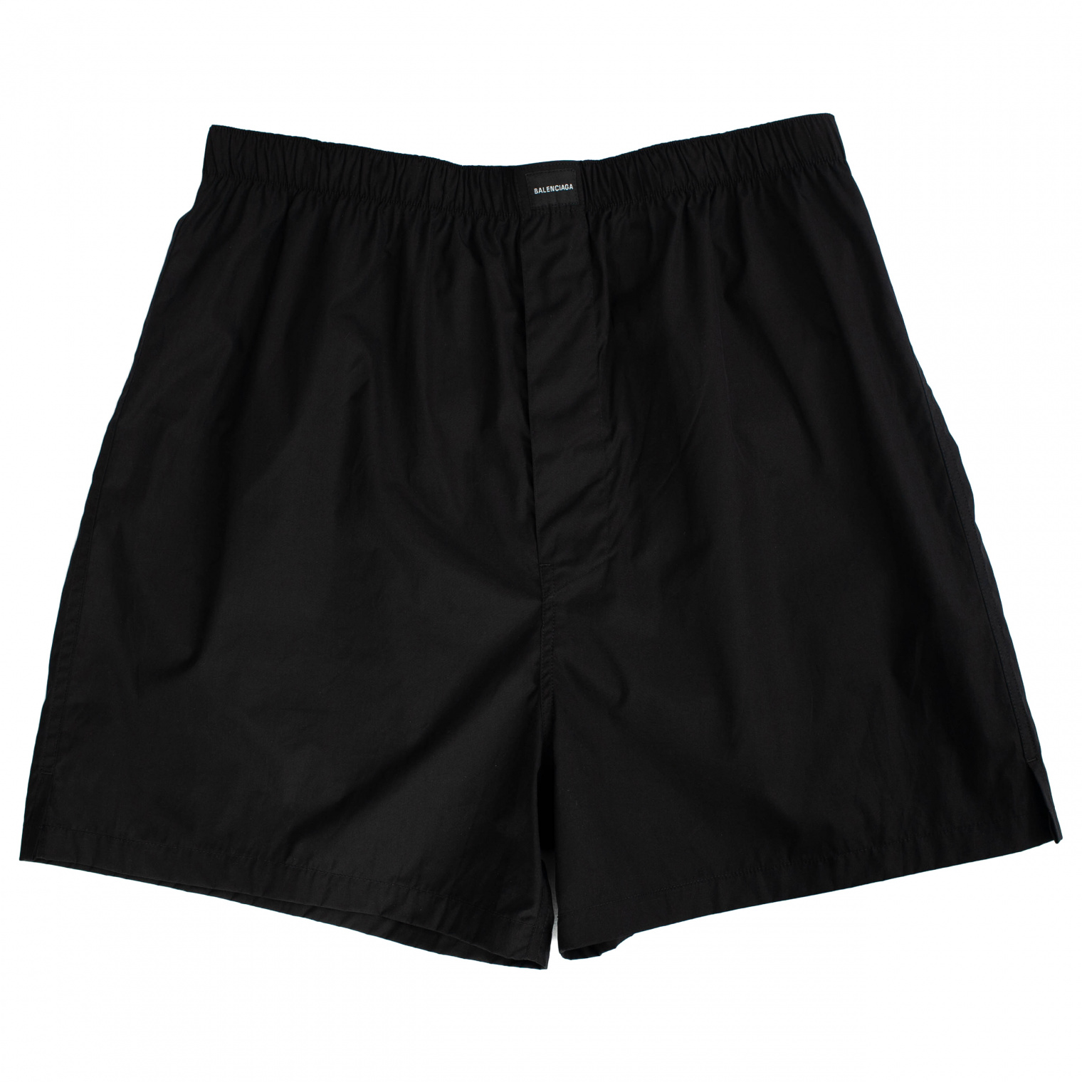 Balenciaga Cotton Boxer Shorts in Black