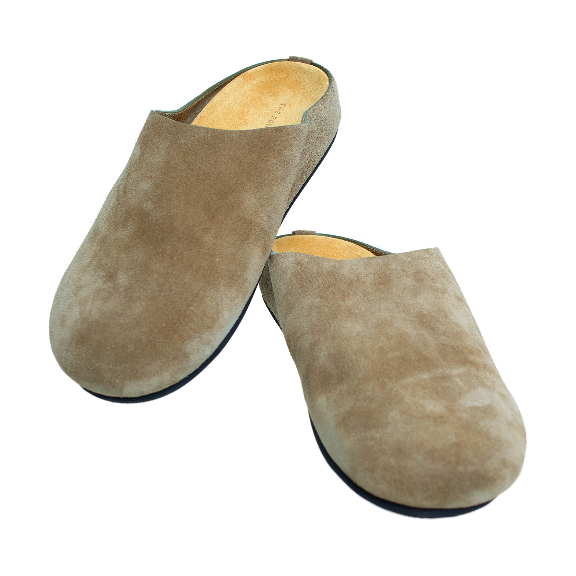 The Row HUGO SLIDE Suede Mules