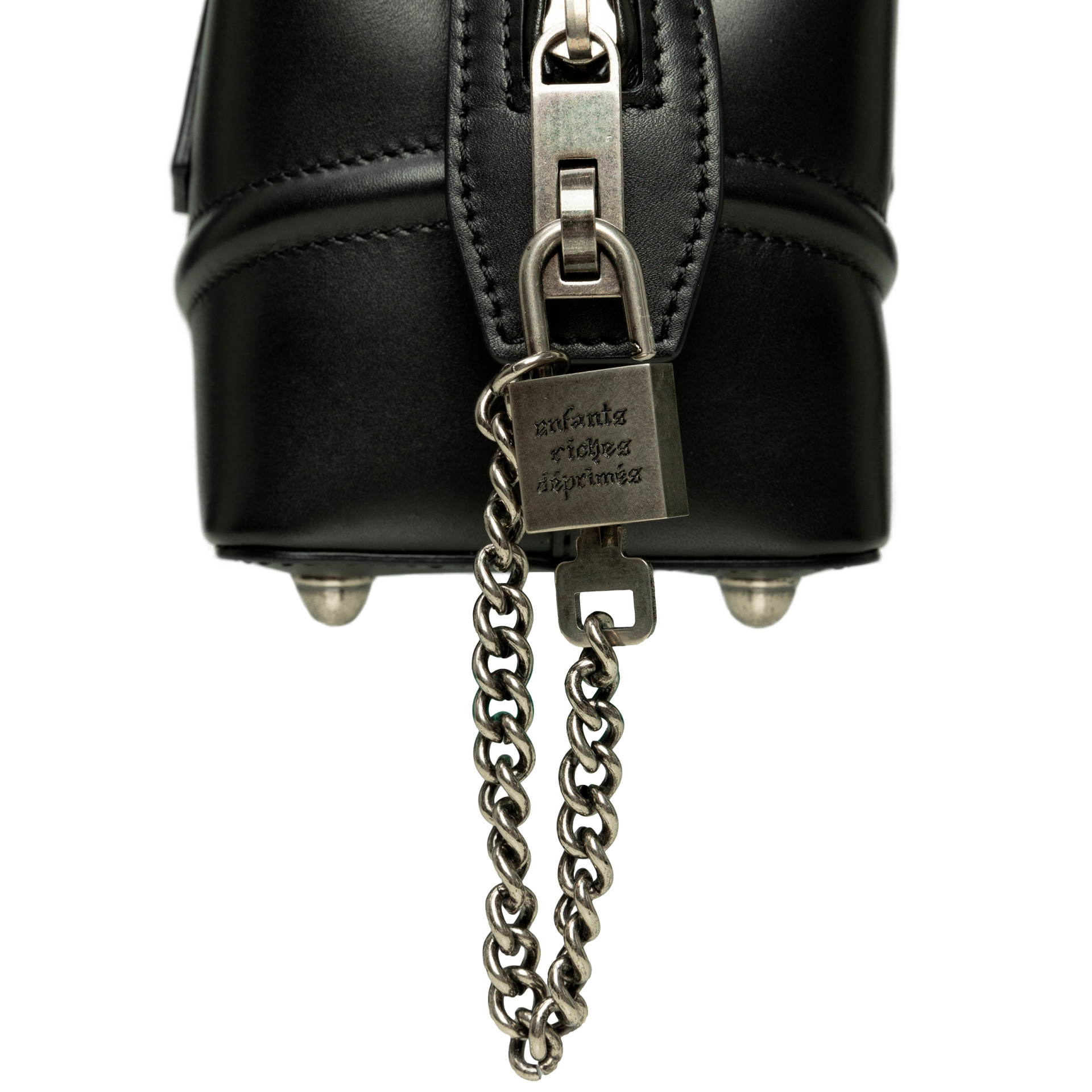 Enfants Riches Déprimés Black leather bag