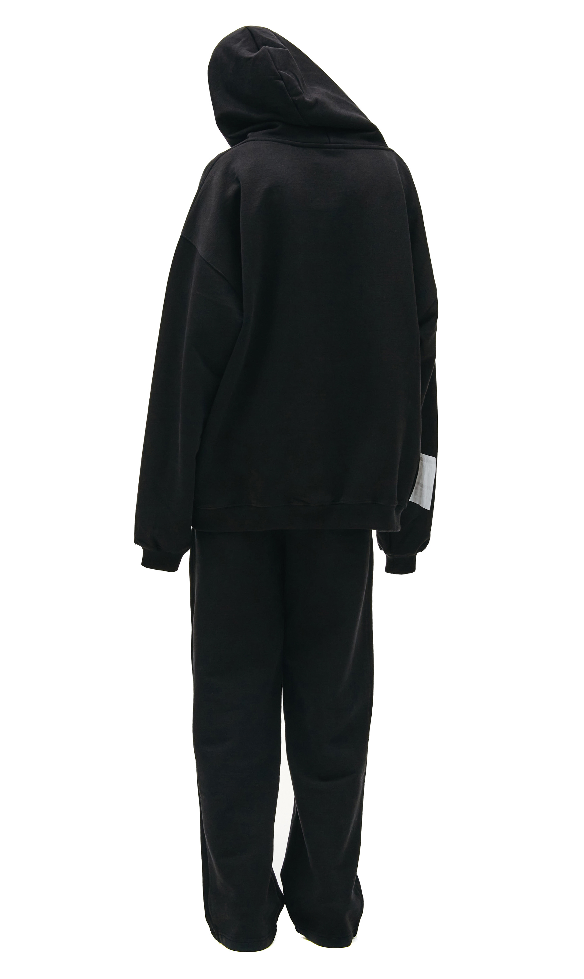 VETEMENTS Logo Label Hoodie in black