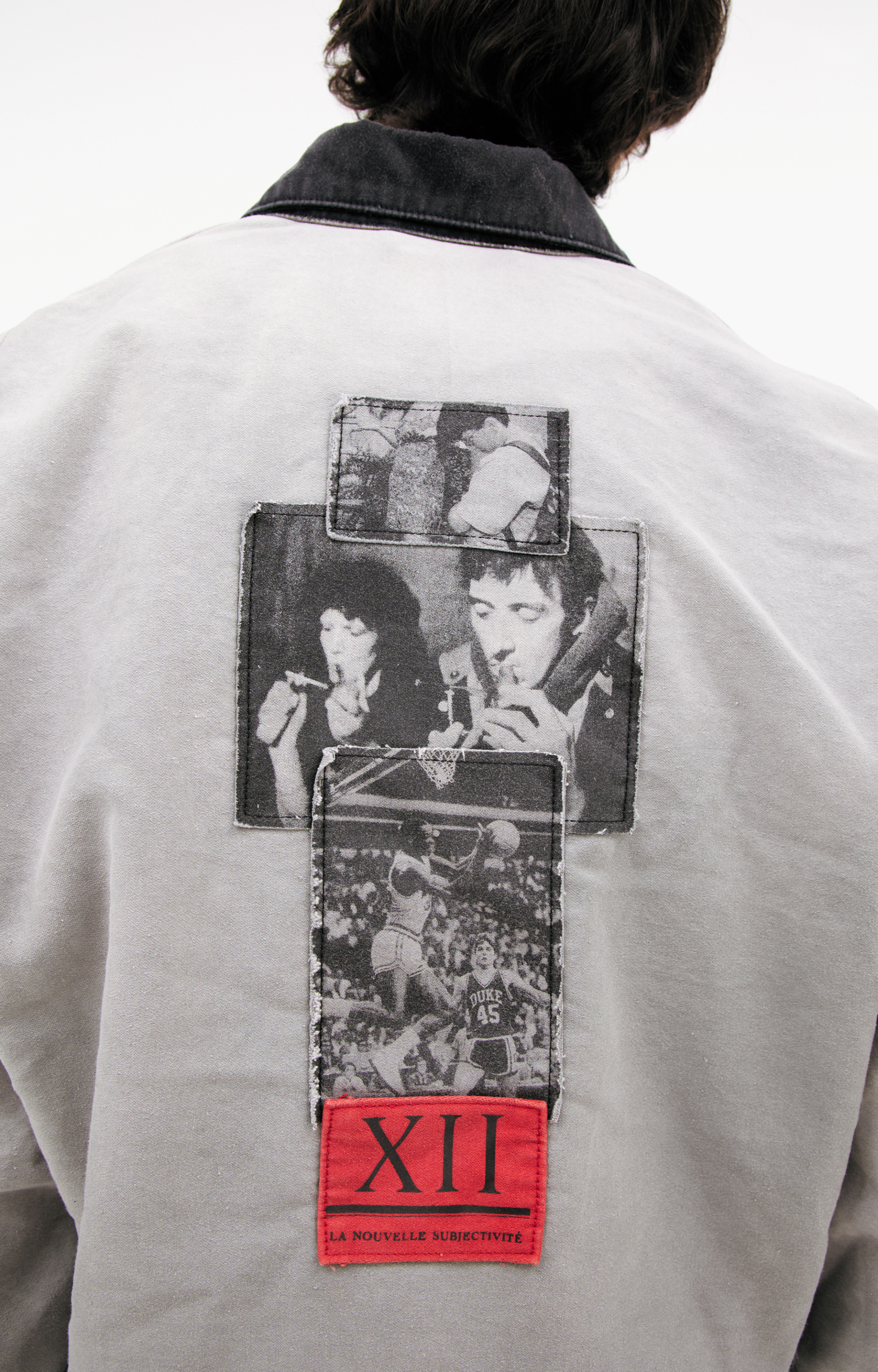 Enfants Riches Déprimés Grey jacket with patches