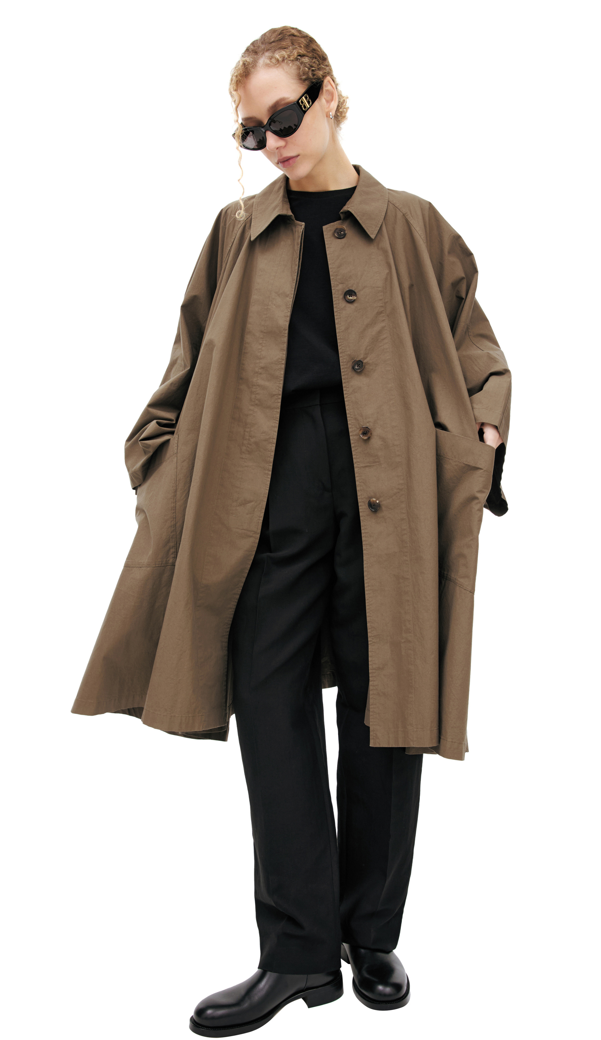 The Row Trench coat with patch pockets