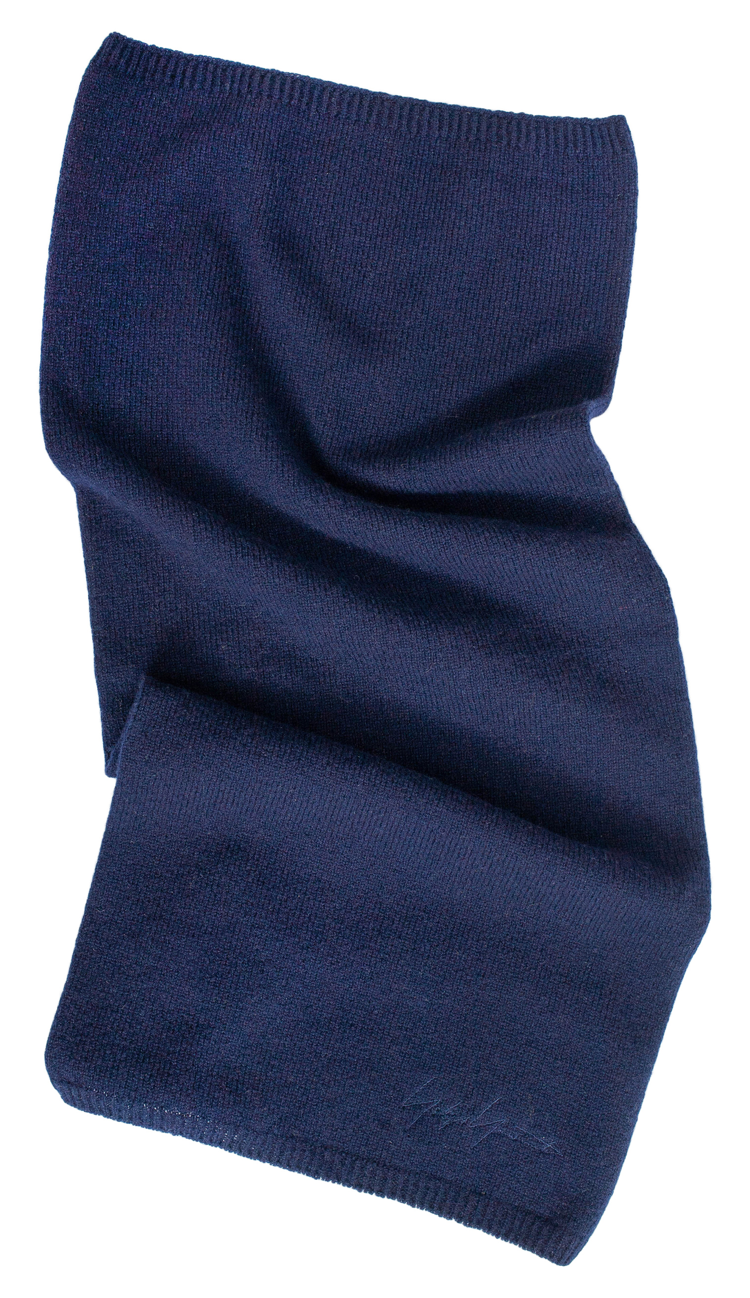 Yohji Yamamoto Knitted Embroidered Snood
