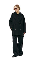 The Row Double-breasted wool coat