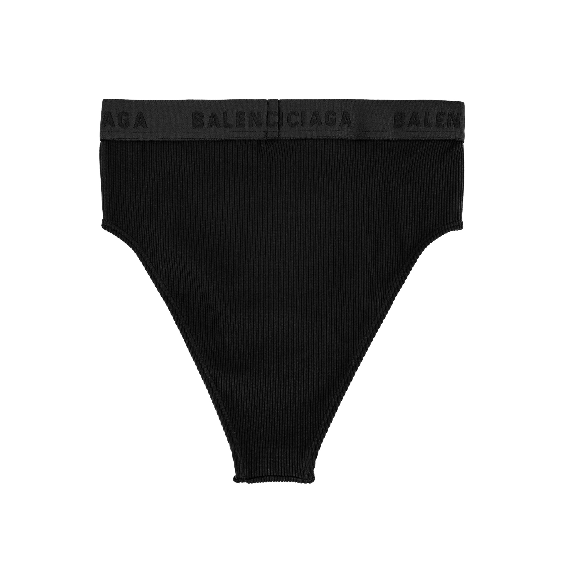 Balenciaga Ribbed Briefs with logo