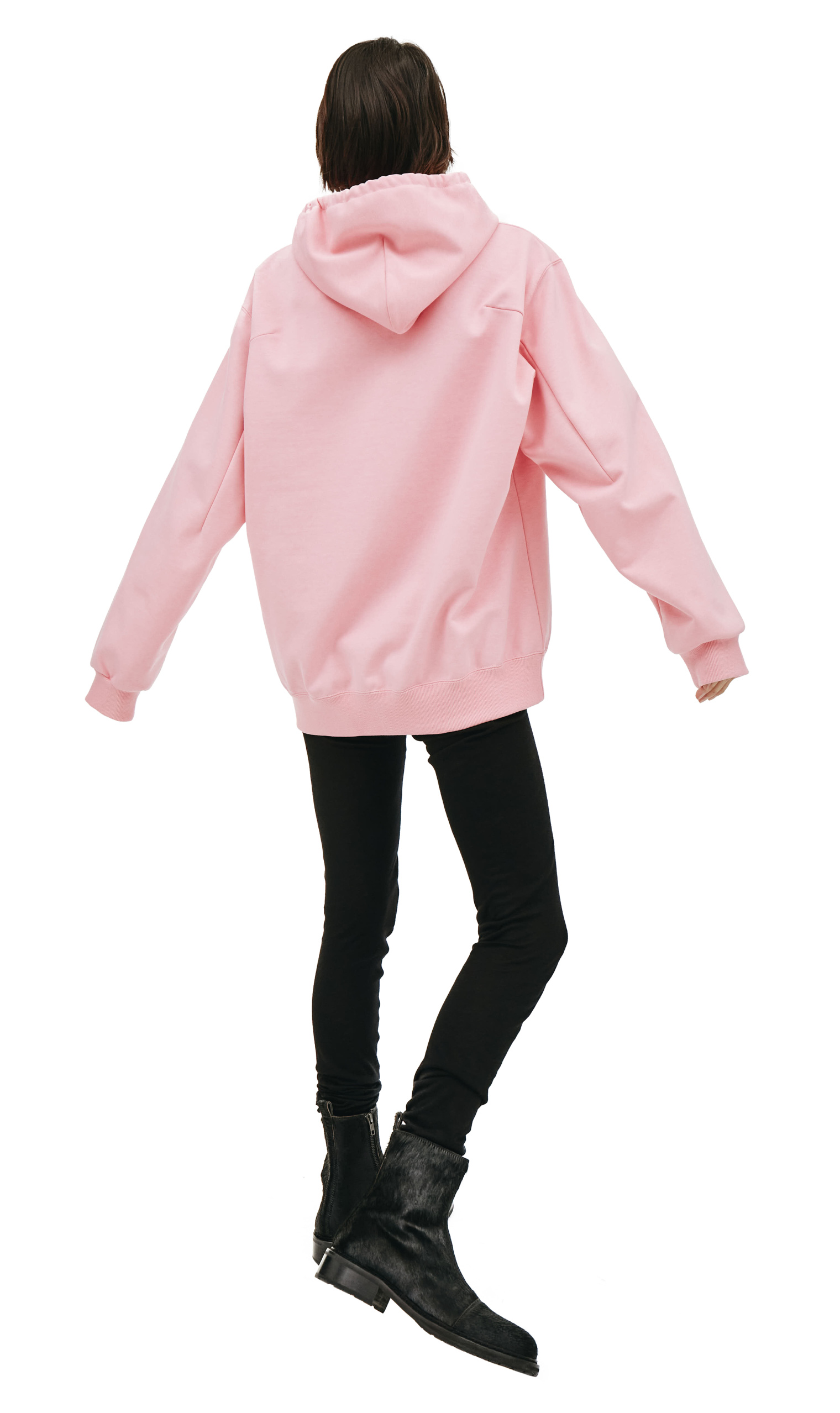 Doublet Pink Valentine Embroidered Hoodie