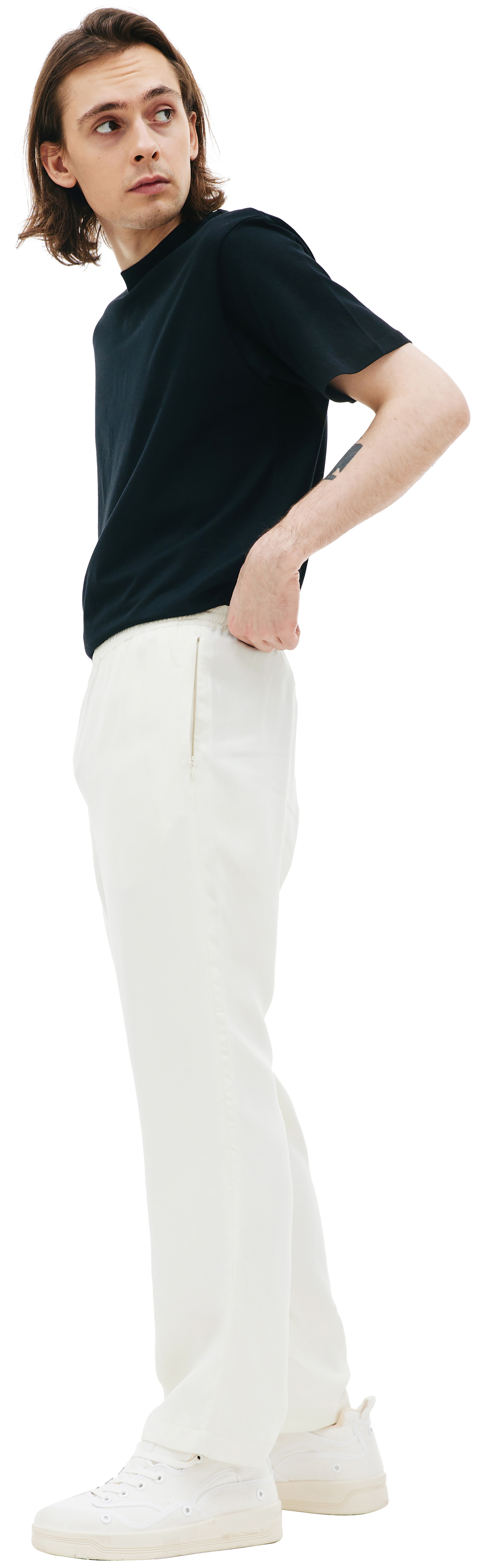 KIMMY White straight trousers