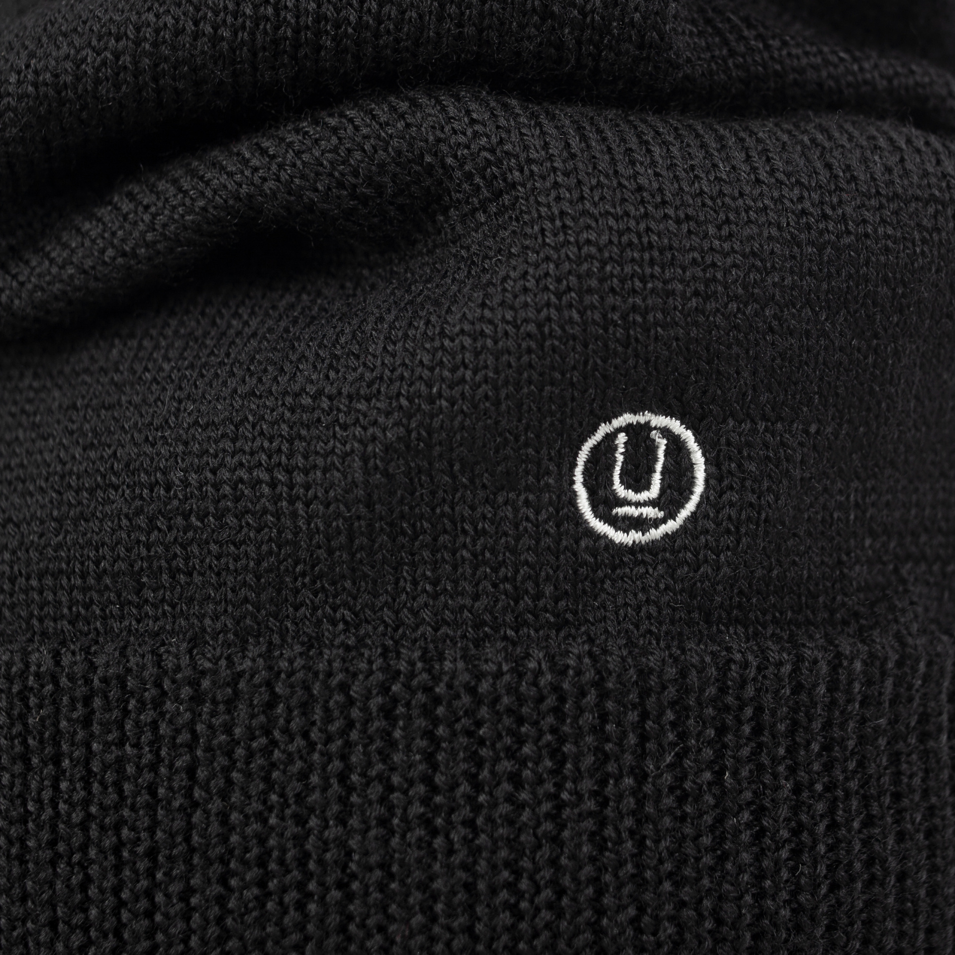 Undercover Black wool beanie