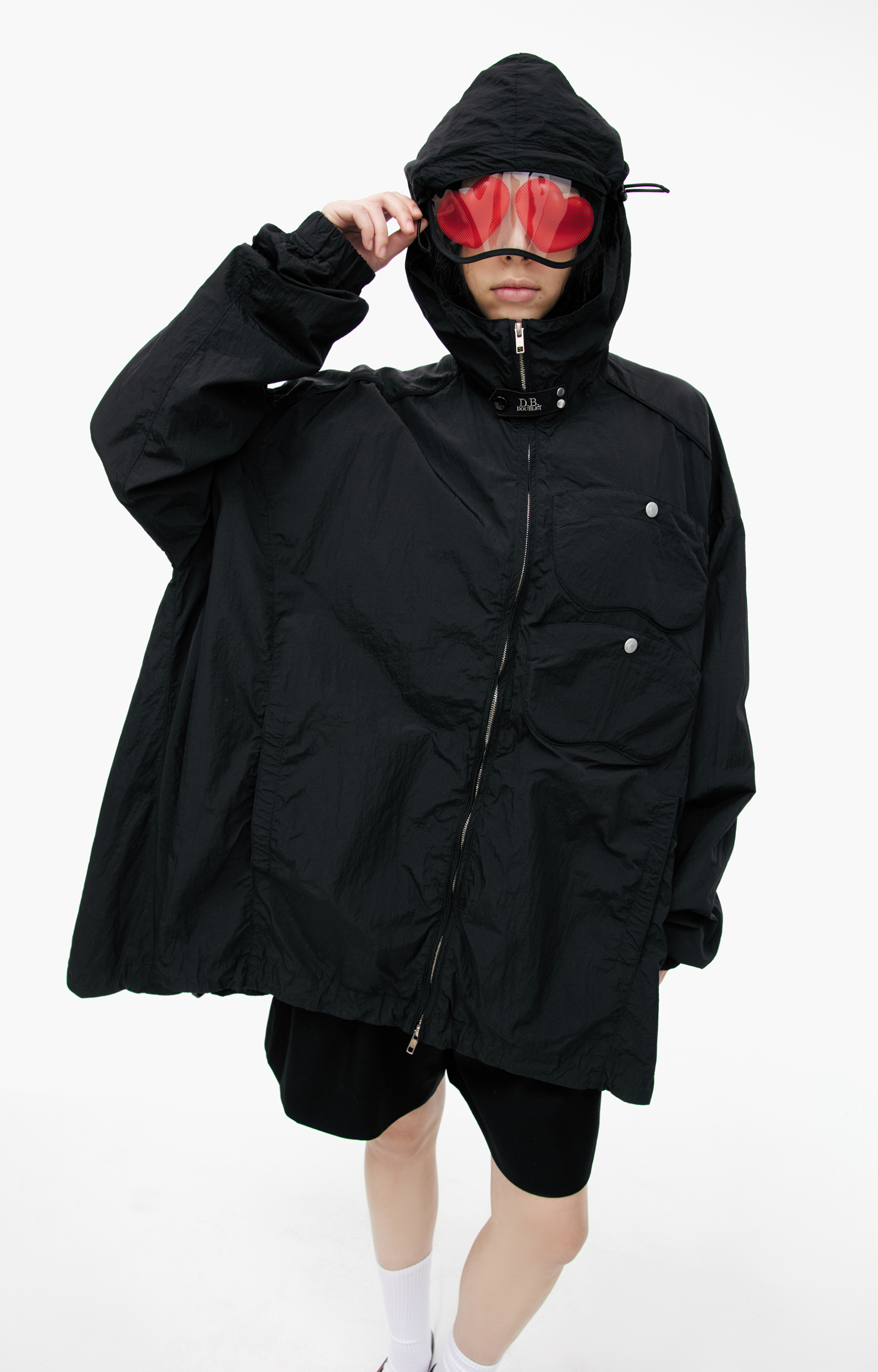 Doublet Black jacket with glasses