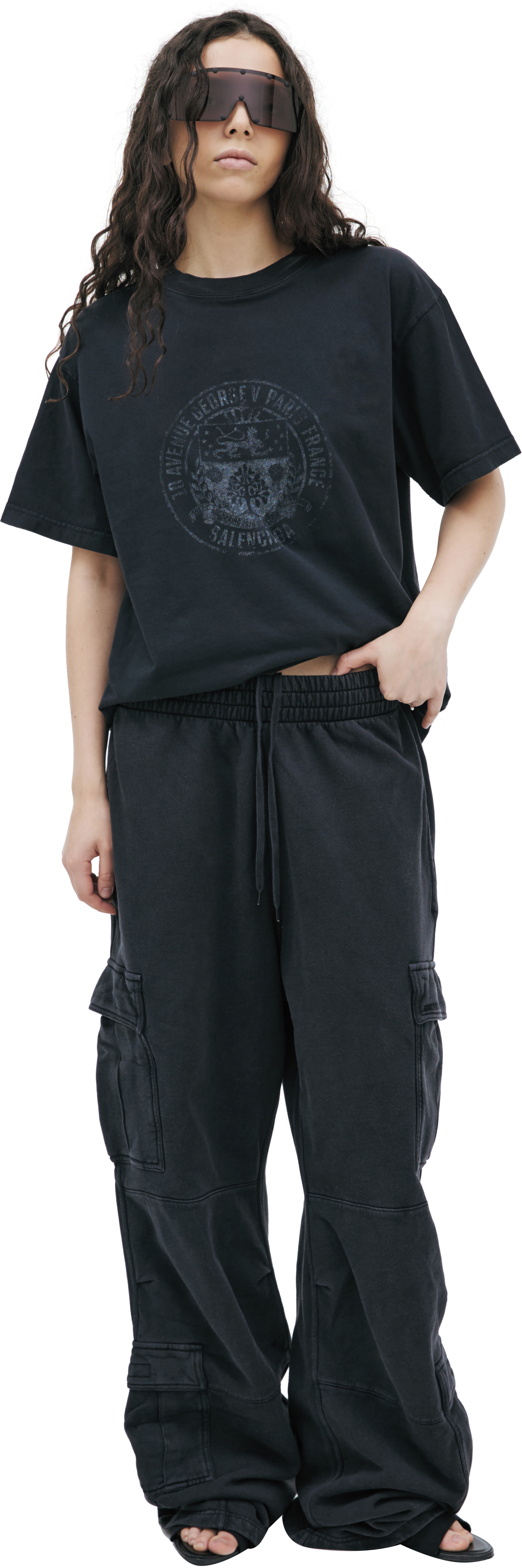 Balenciaga straight-leg cargo trousers