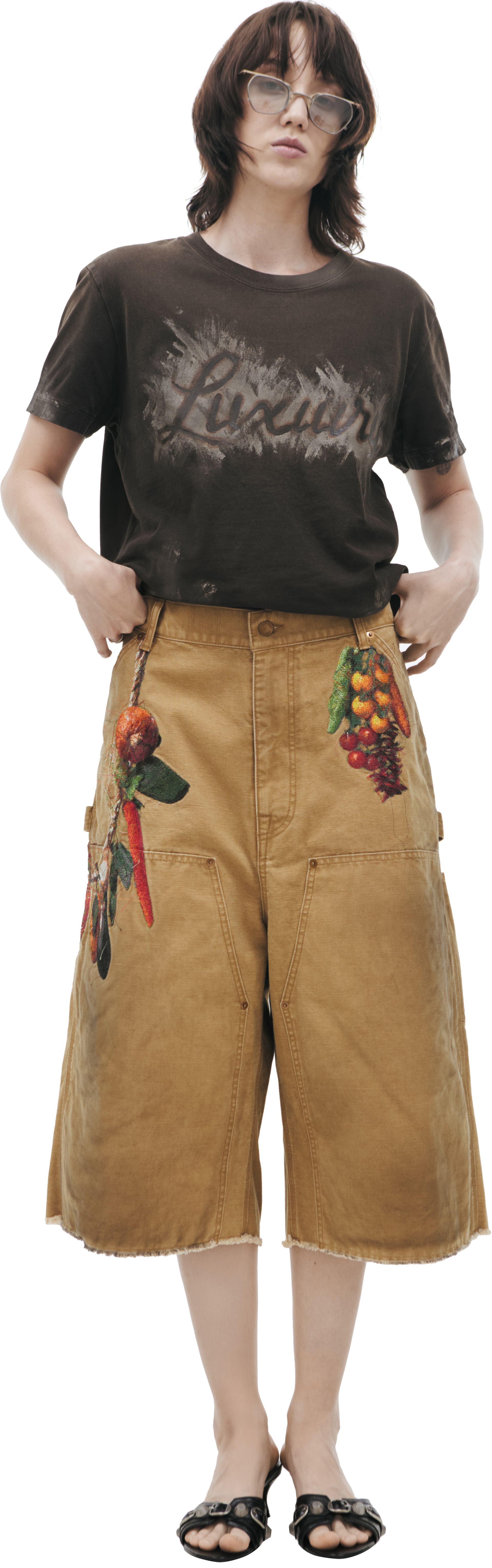 Doublet Embroidered shorts