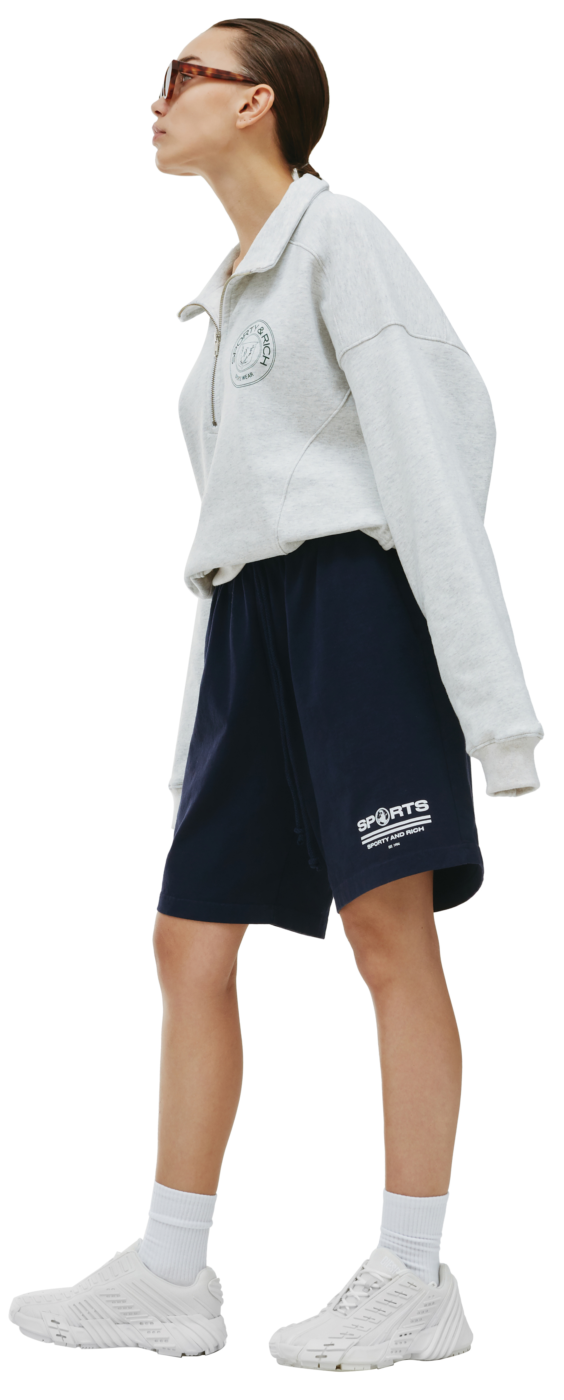 SPORTY & RICH Sports Gym Shorts