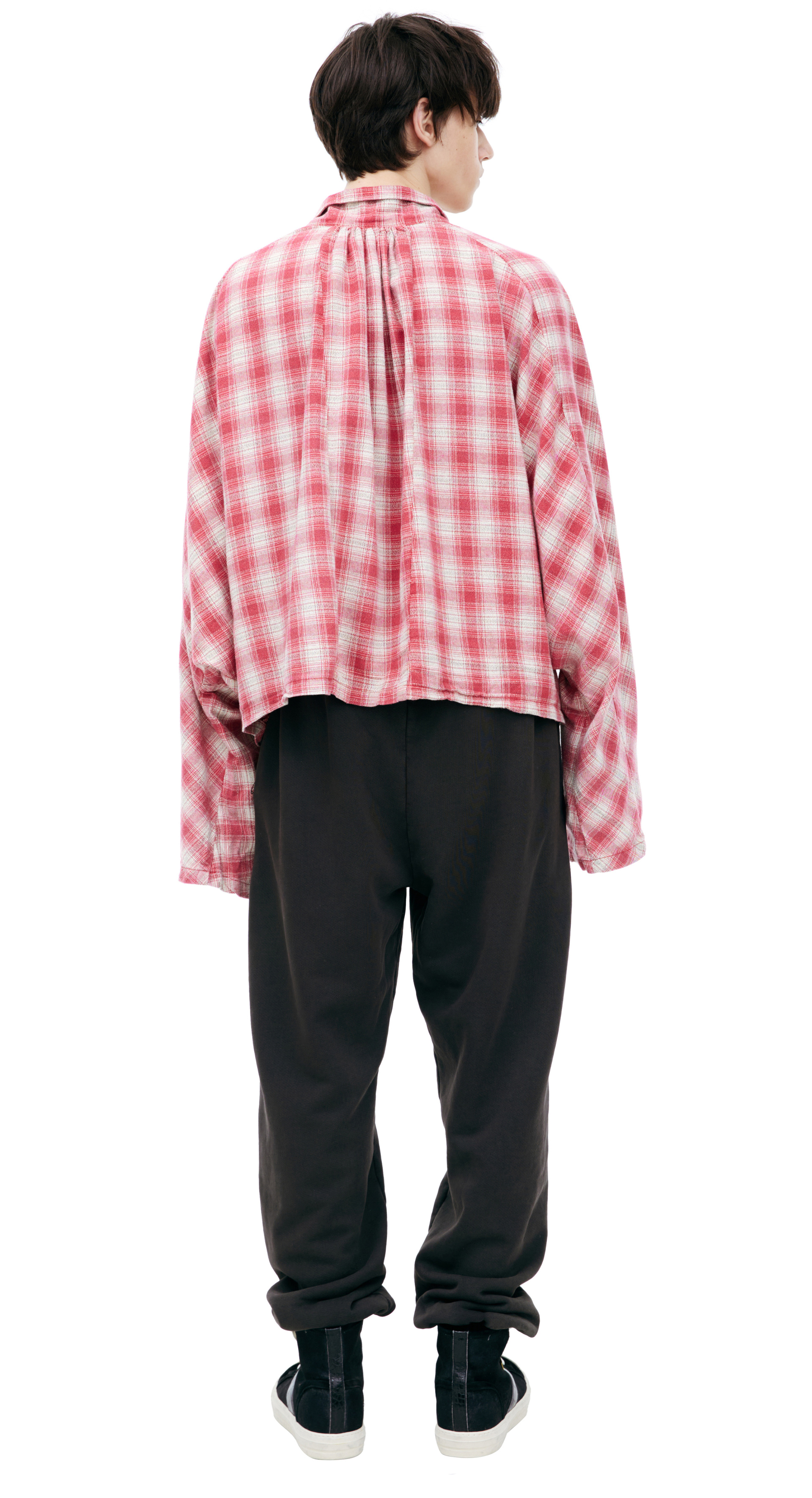 RRR123 Checkered print shirt