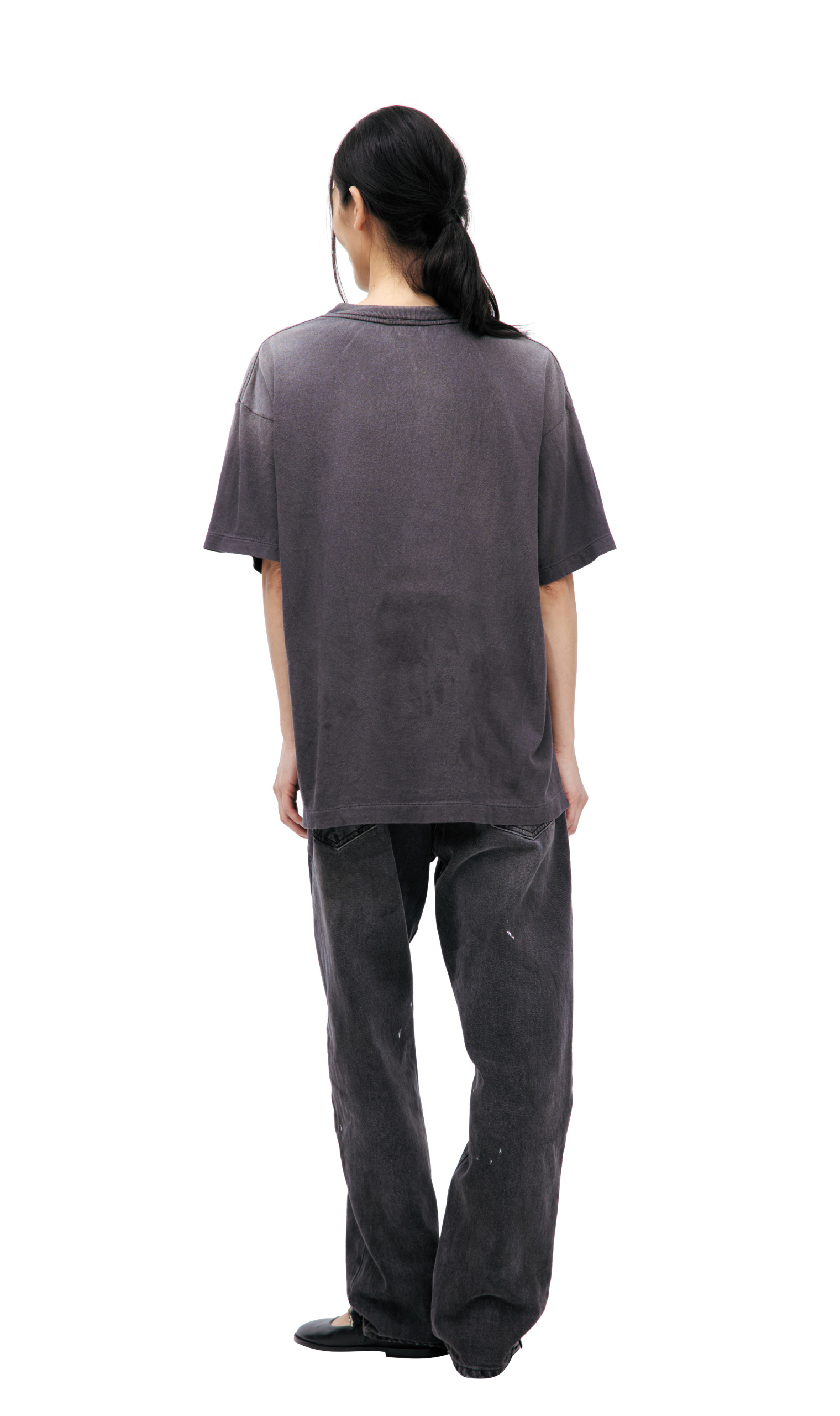 Saint Mxxxxxx Grey print T-shirt
