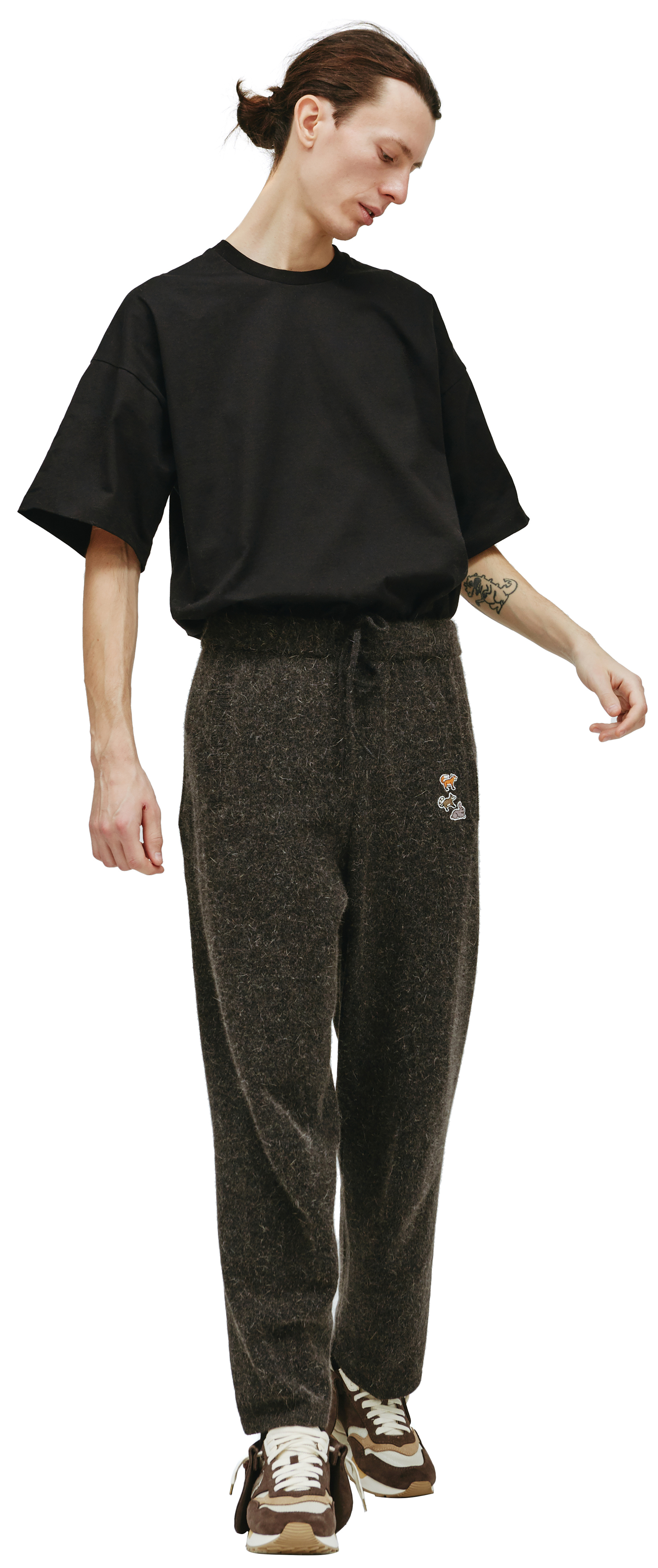 Doublet Wool sweatpants with charm