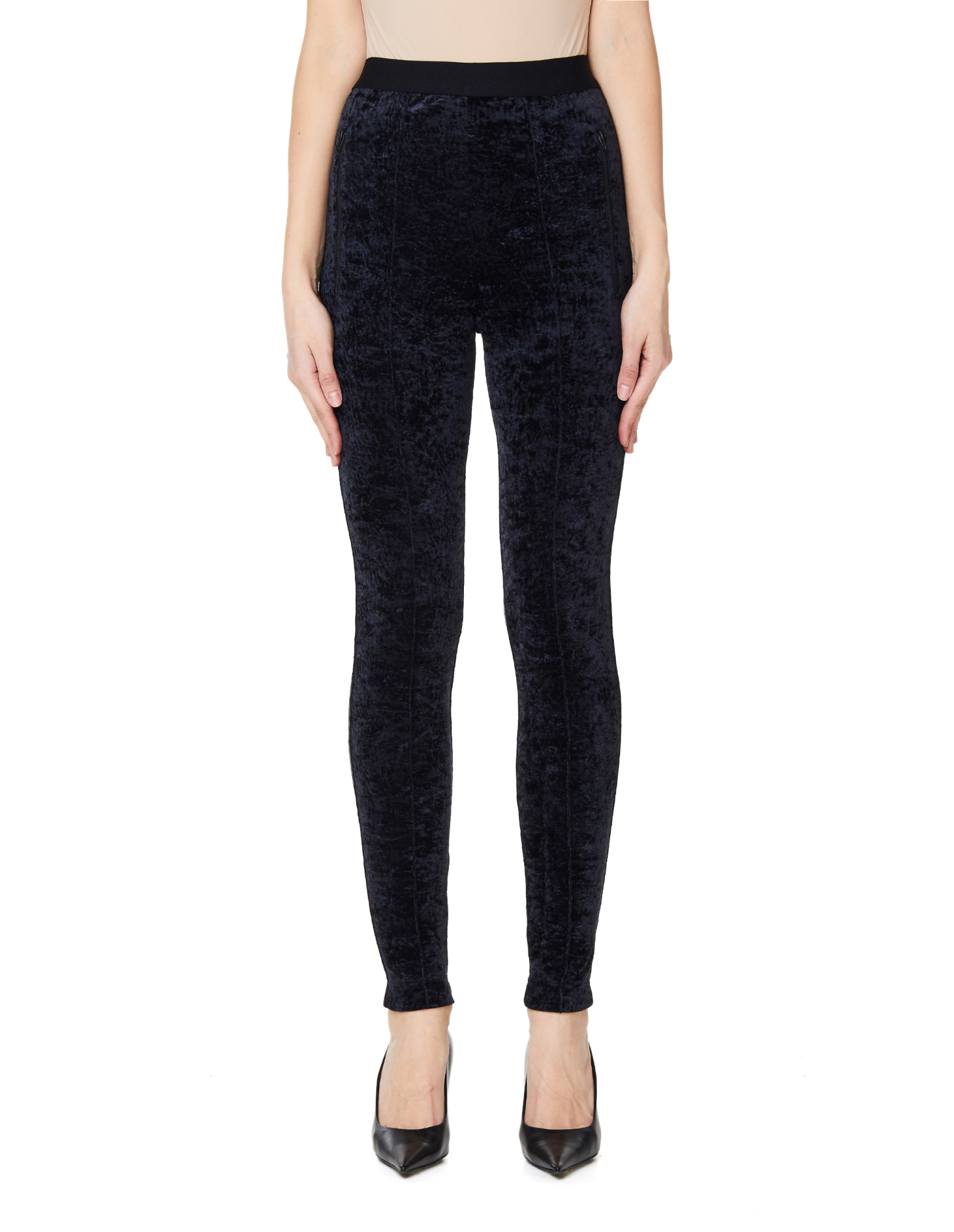 Balenciaga Black Velvet Trousers