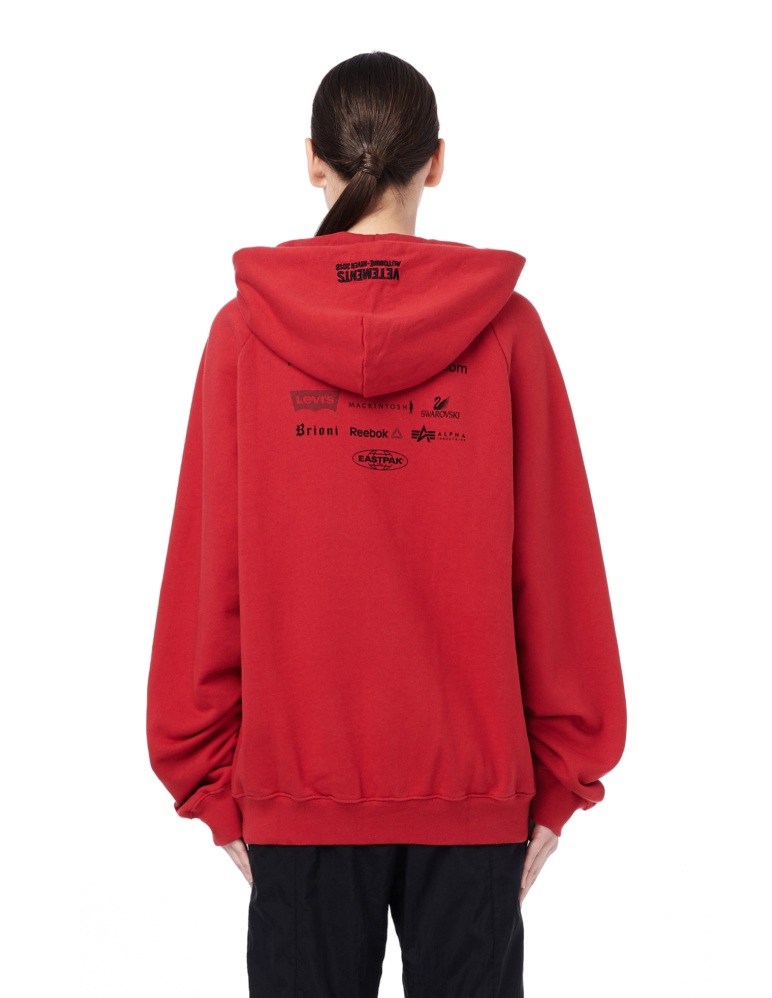VETEMENTS Худи с принтом 100% Pro