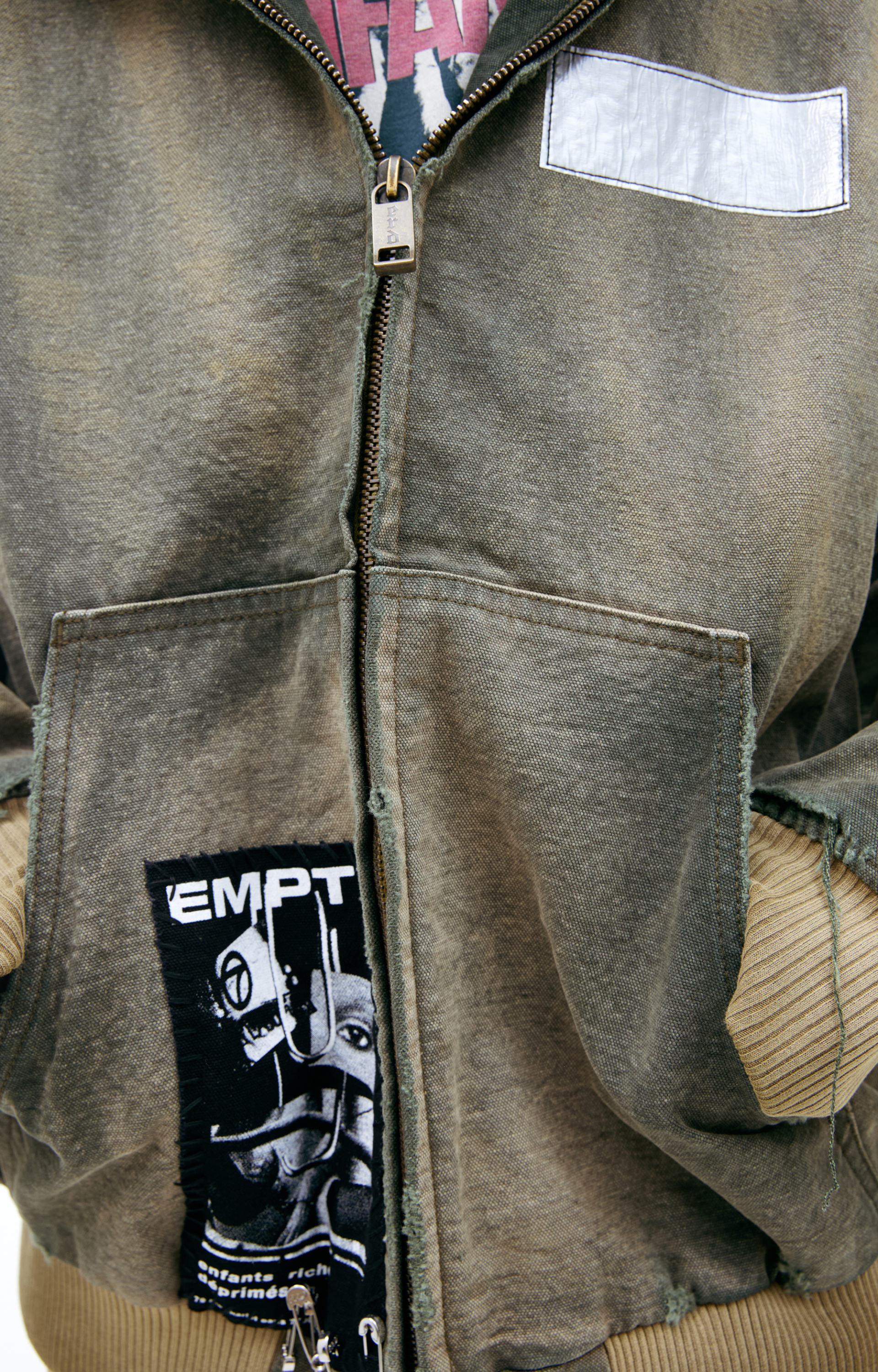 Enfants Riches Déprimés Denim jacket with patch