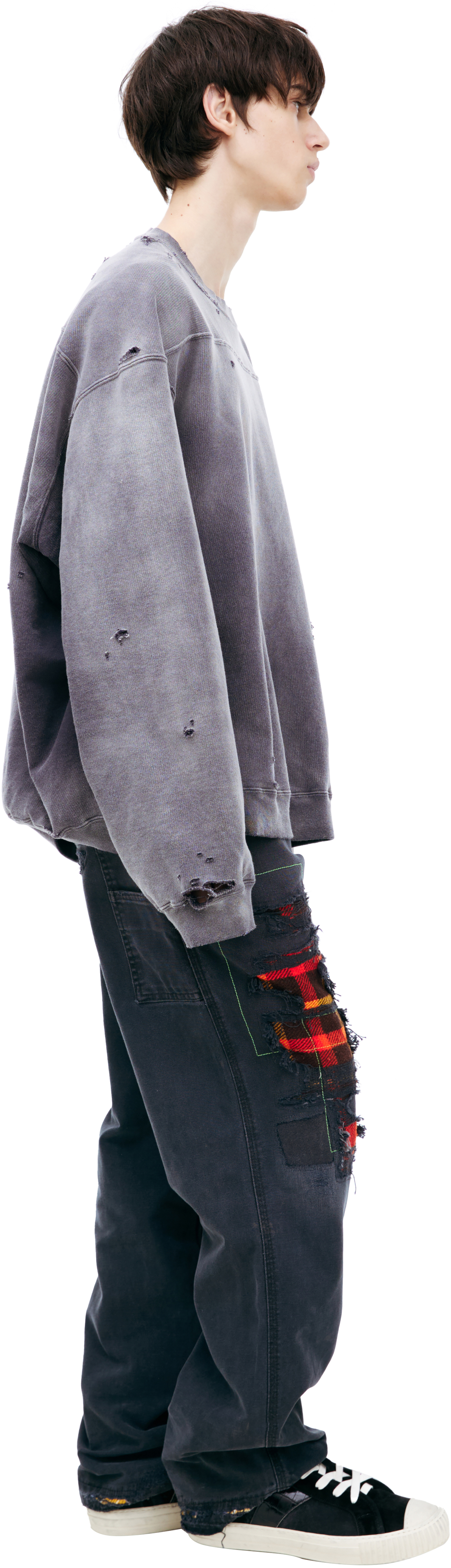 Maison Mihara Yasuhiro Sweatshirt with scuff effect