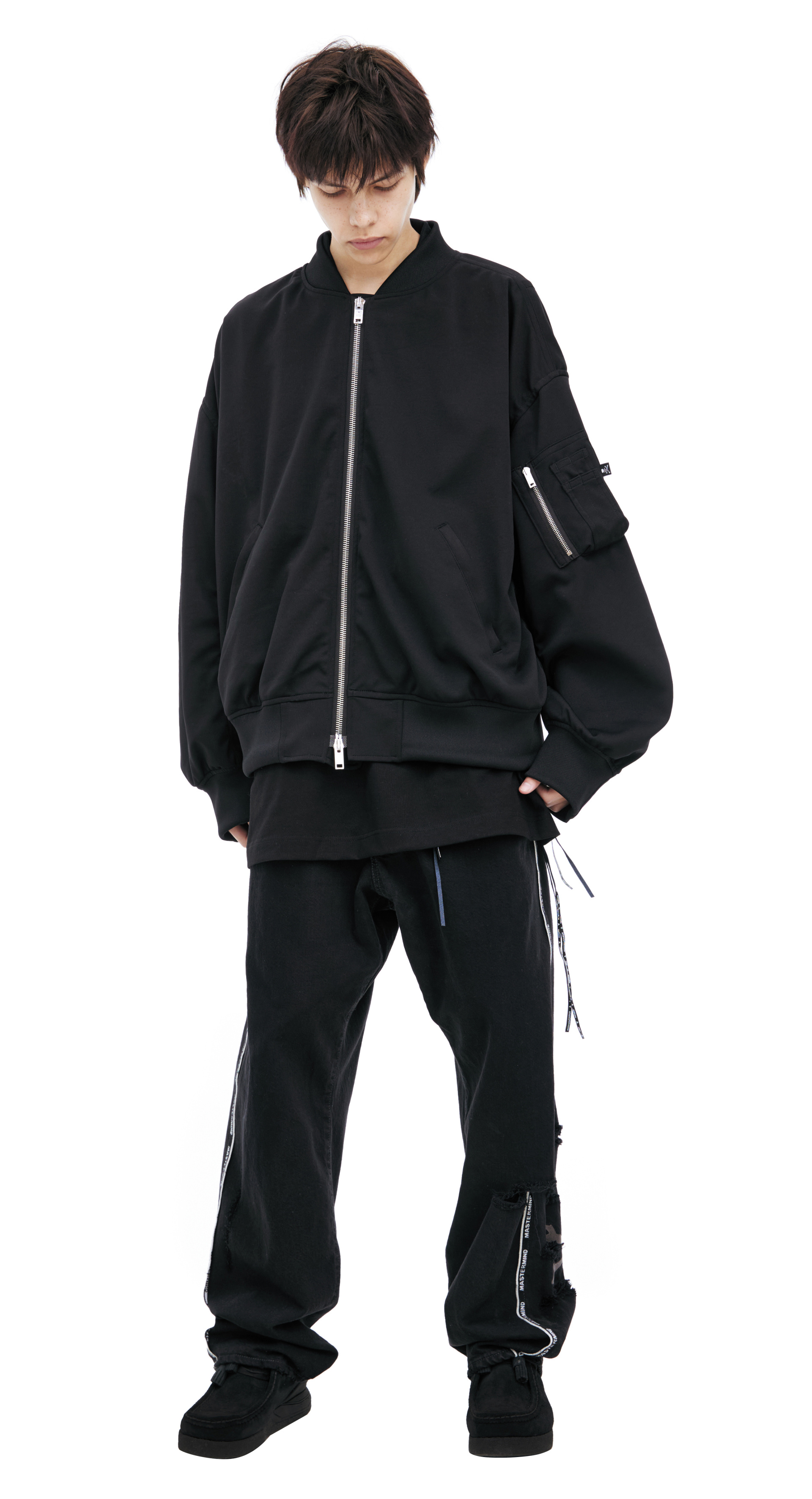 Mastermind WORLD Black logo bomber