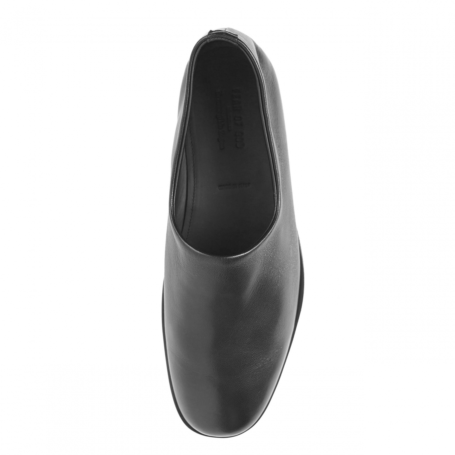 Buy Fear of God x Zegna men black leather shoes for $970 online on 