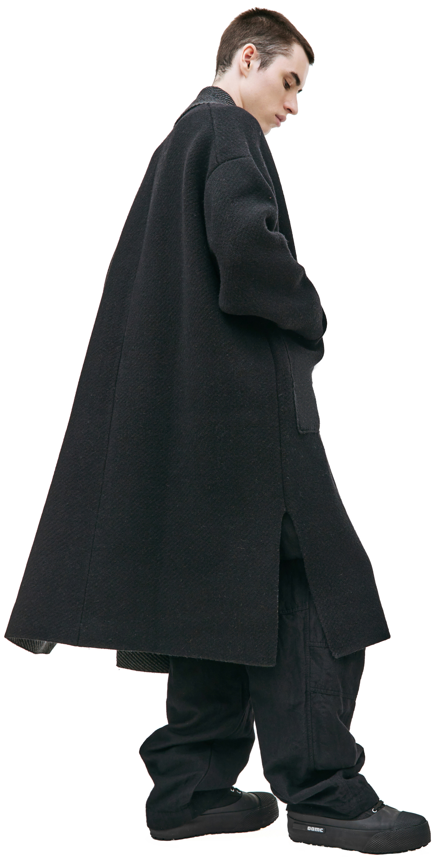 The Viridi-Anne Oversized wool coat