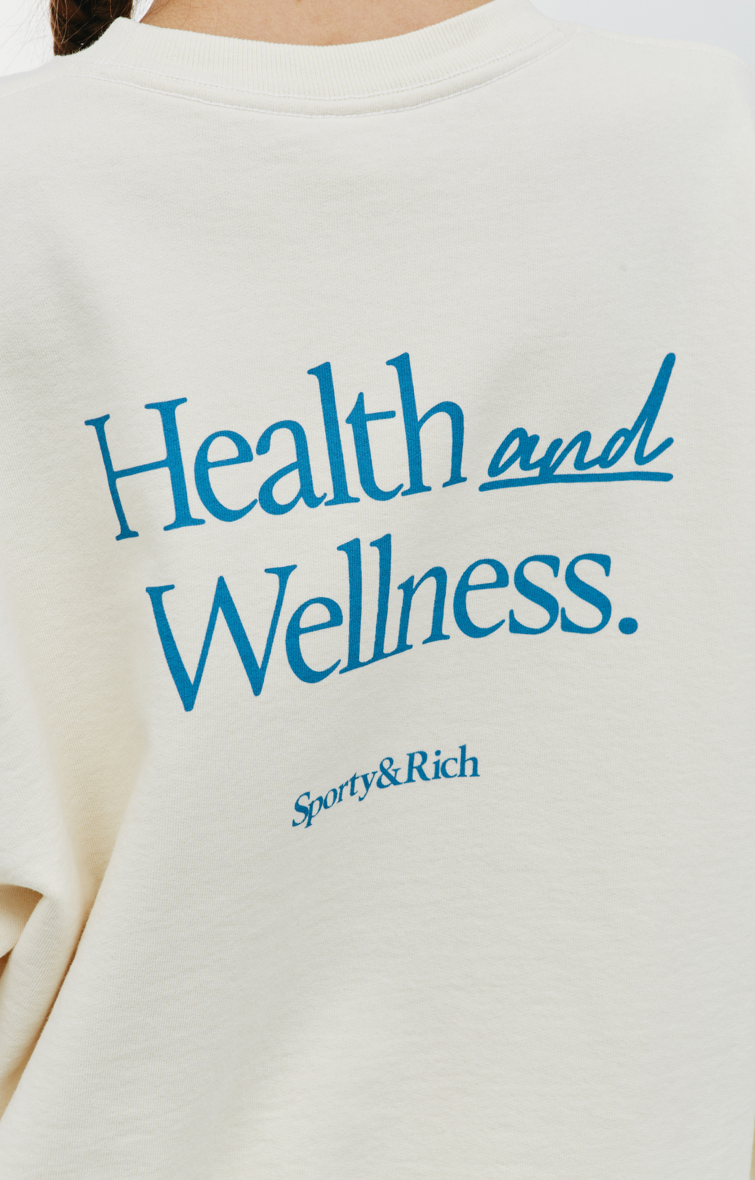 SPORTY & RICH New Health Sweatshirt
