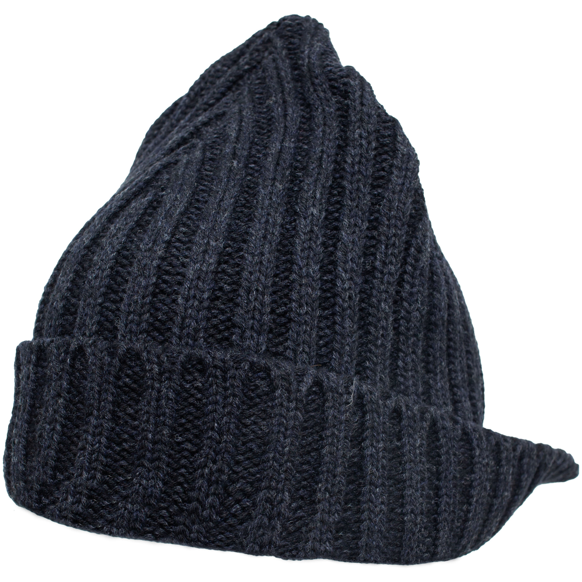 The Viridi-Anne Wool beanie with slit