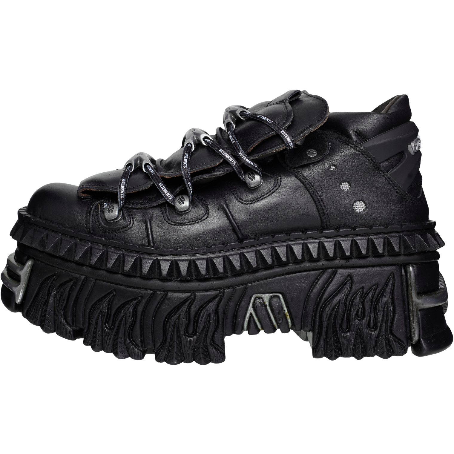 靴/バッグ Vetements Buy VETEMENTS men black vetements x new rock platform boots for