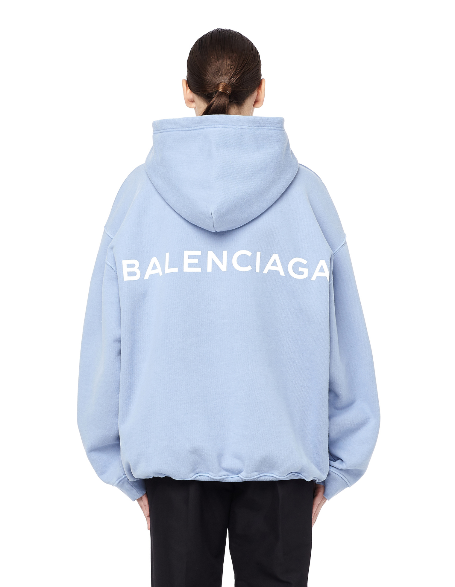 Balenciaga Худи с логотипом и карманом для телефона