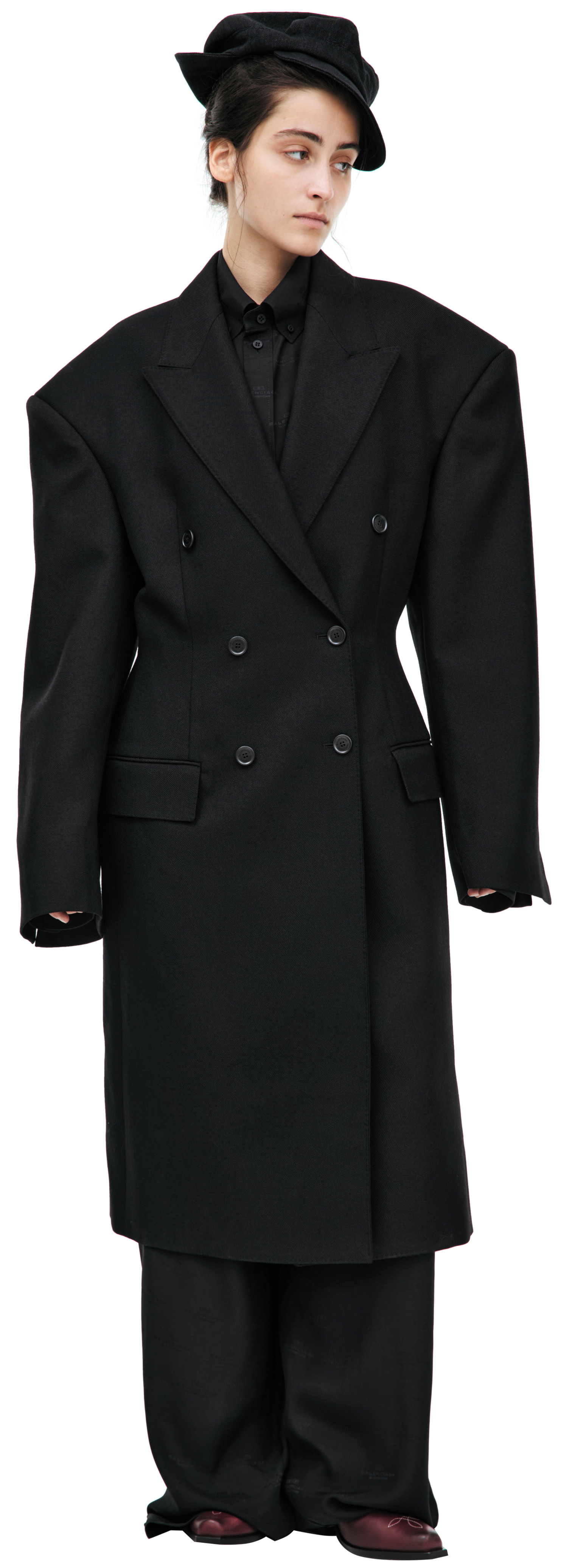 Balenciaga Double-breasted coat with buttons