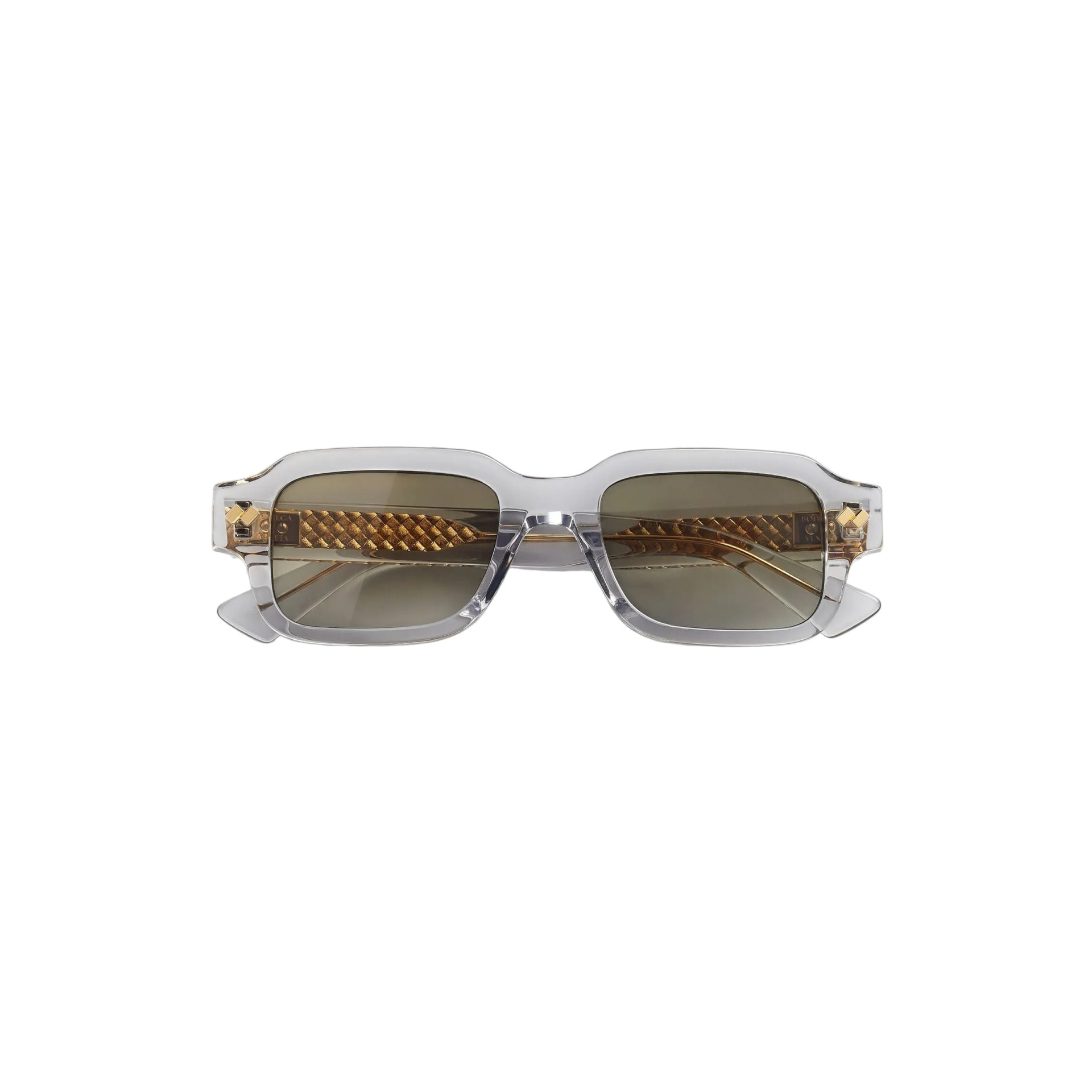 Bottega Veneta Intrecciato Rectangular Sunglasses