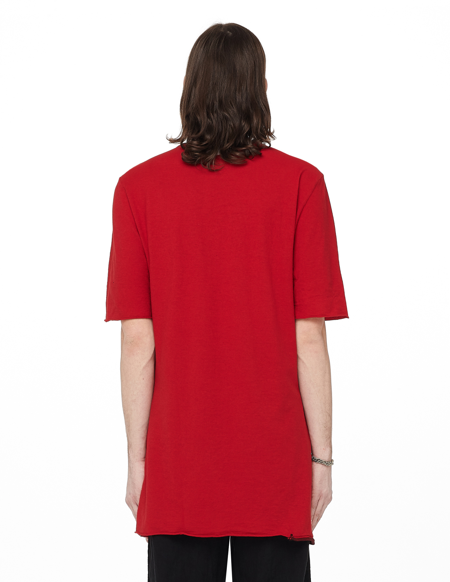 Lost&Found Dropped Hem Cotton T-shirt