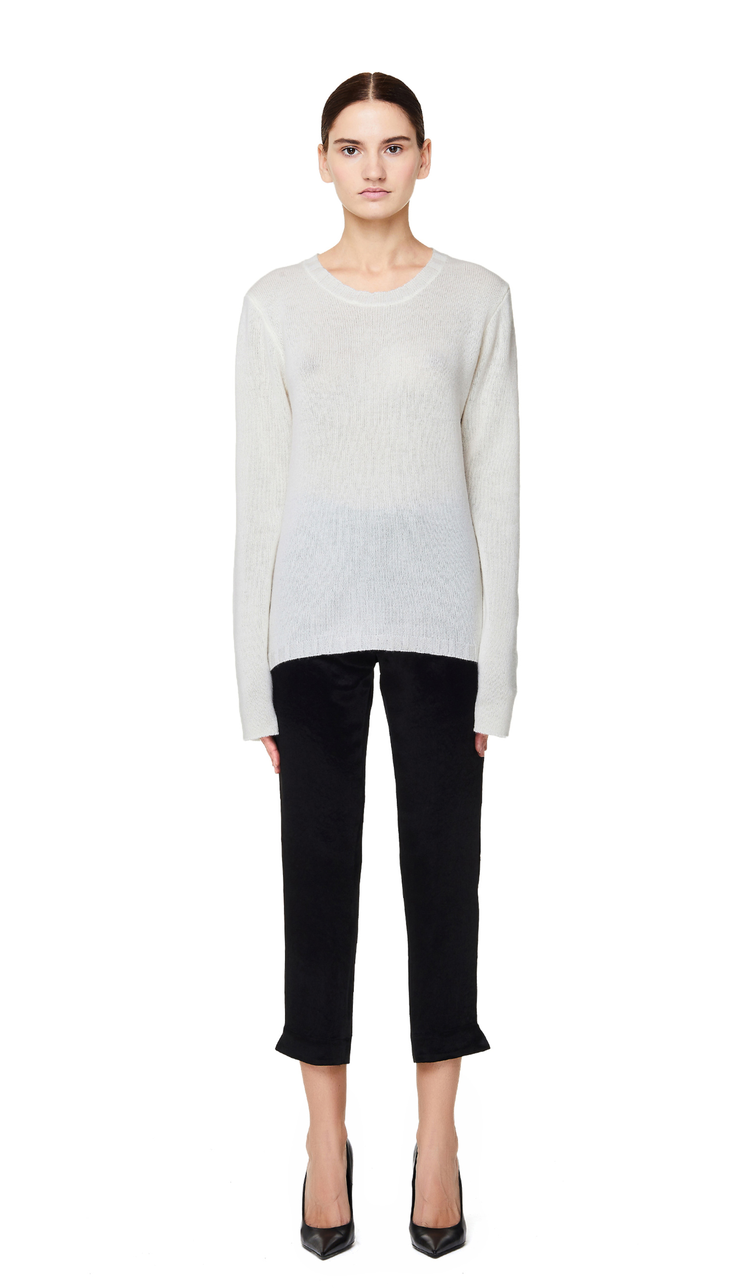 James Perse Ivory Cashmere Sweater