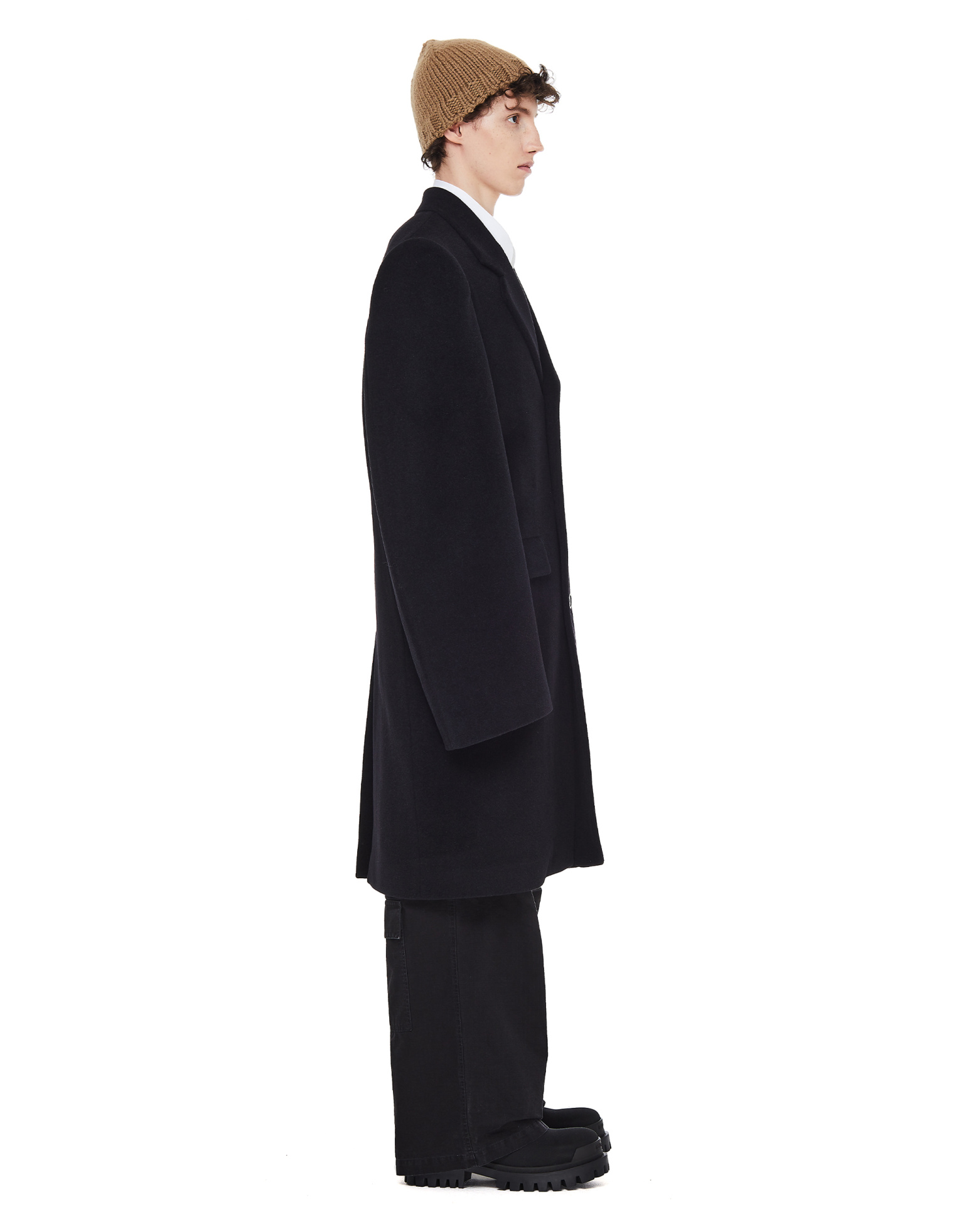 Balenciaga Alpaca Oversize Black Coat