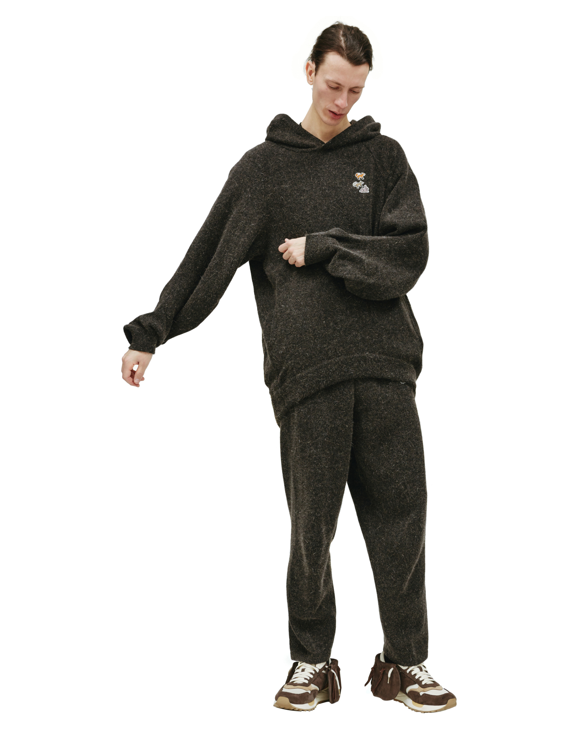 Doublet Wool knit hoodie