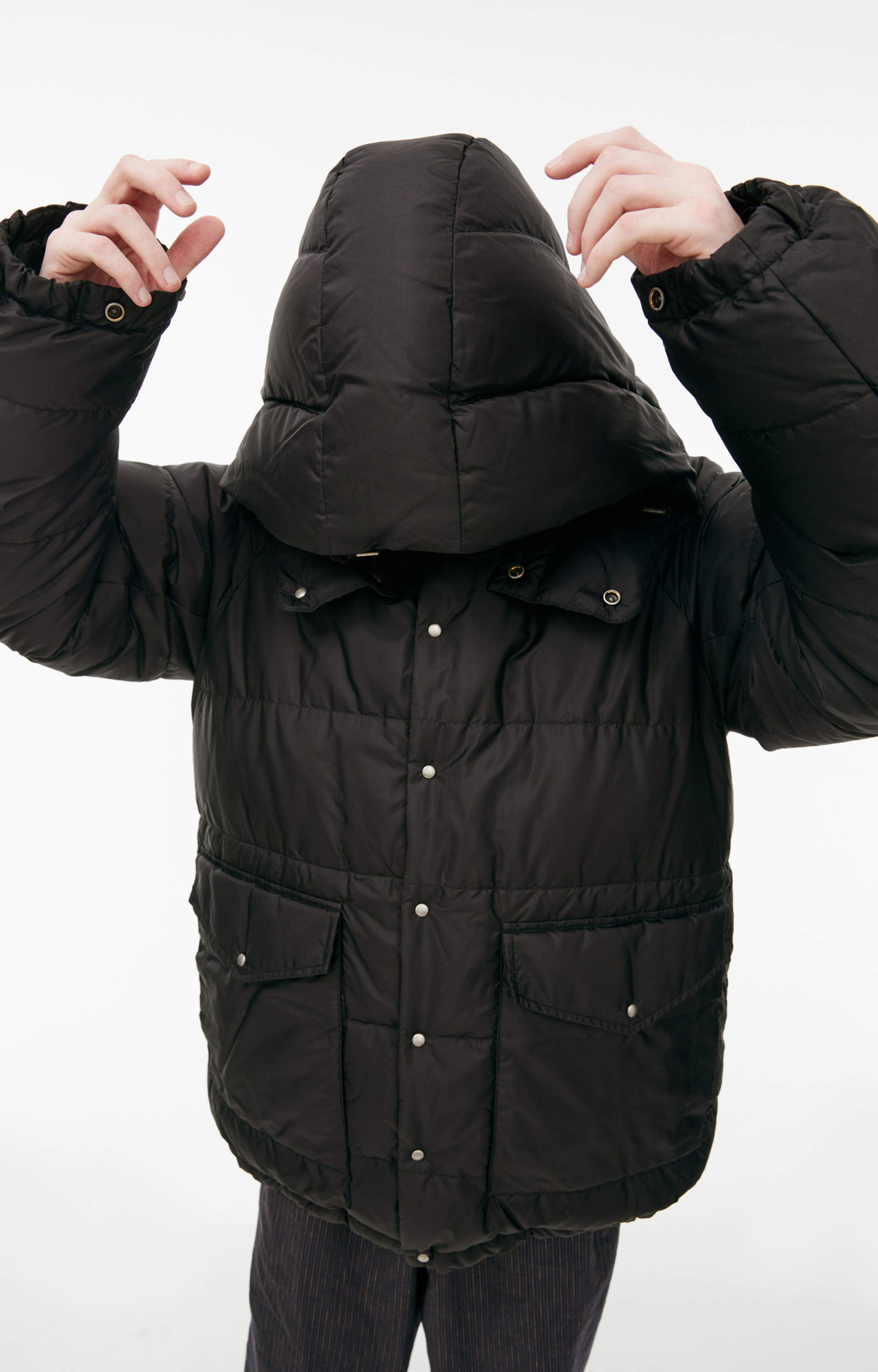 visvim Kodiak silk down jacket