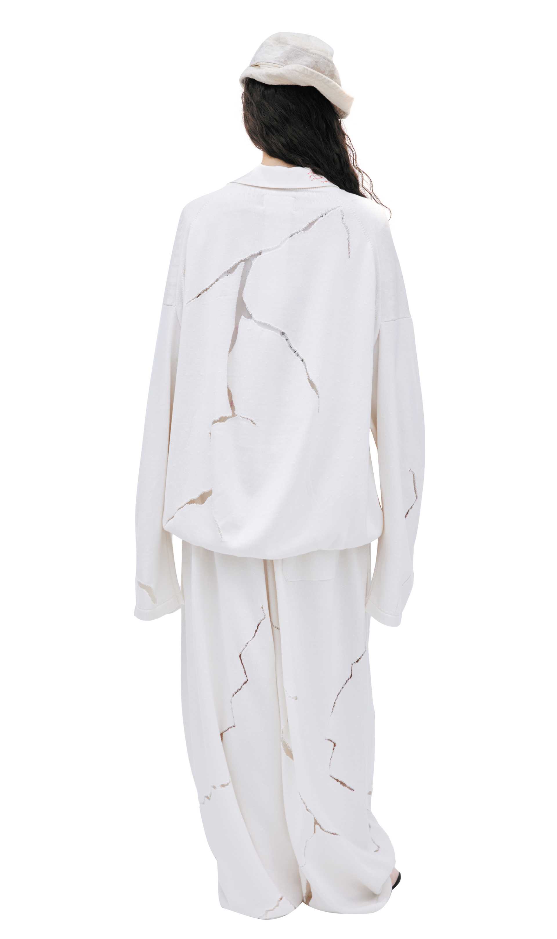 Doublet CRACKED EGG KNIT sweatshirt