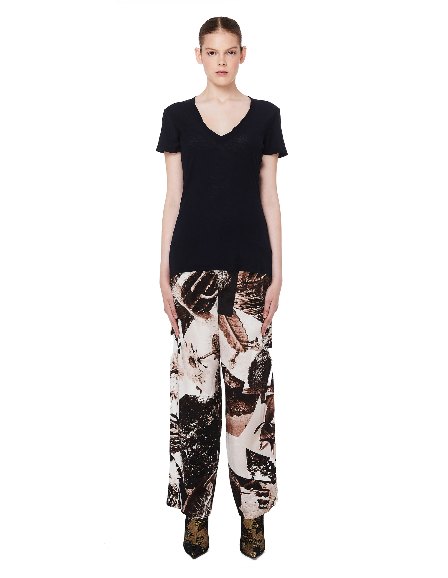 James Perse Deep Blue Cotton T-Shirt